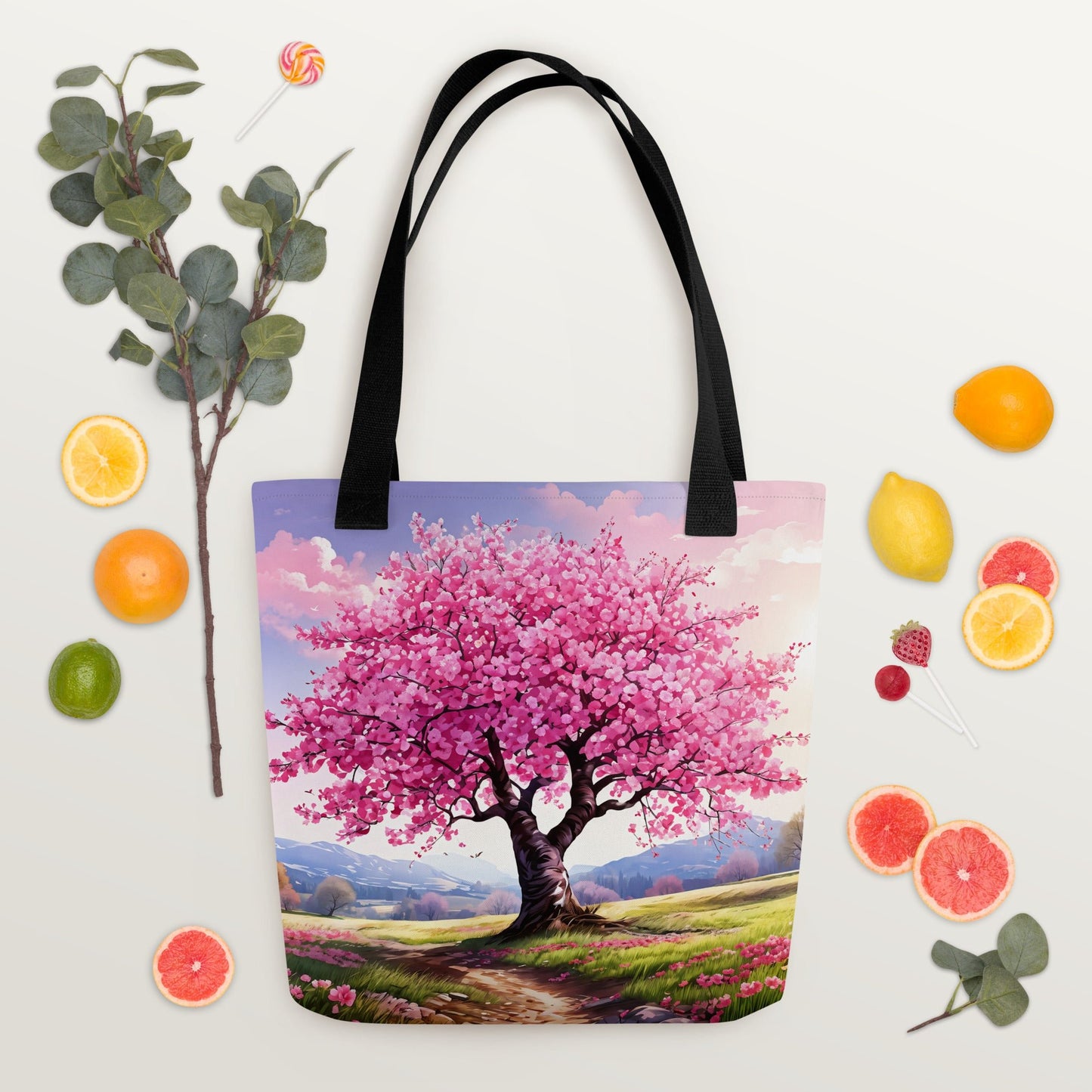 Cherry Blossom Tote Bag - Tote Bags - Discovery Co.