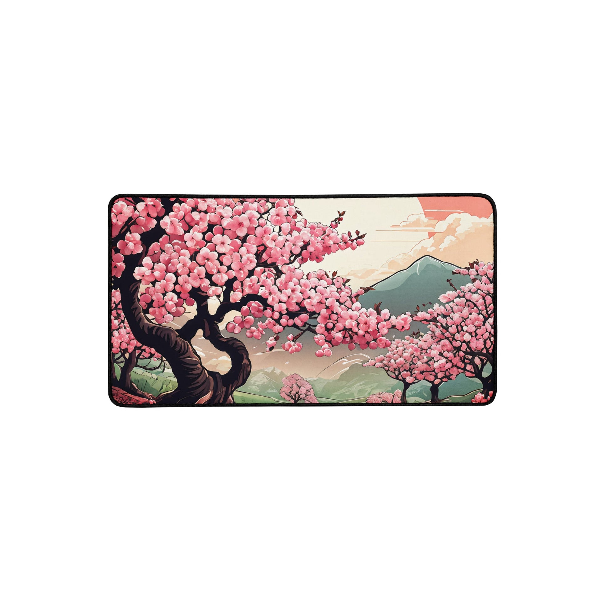 Cherry Blossom Trail Desk Mat - Mouse Pads - Discovery Co.