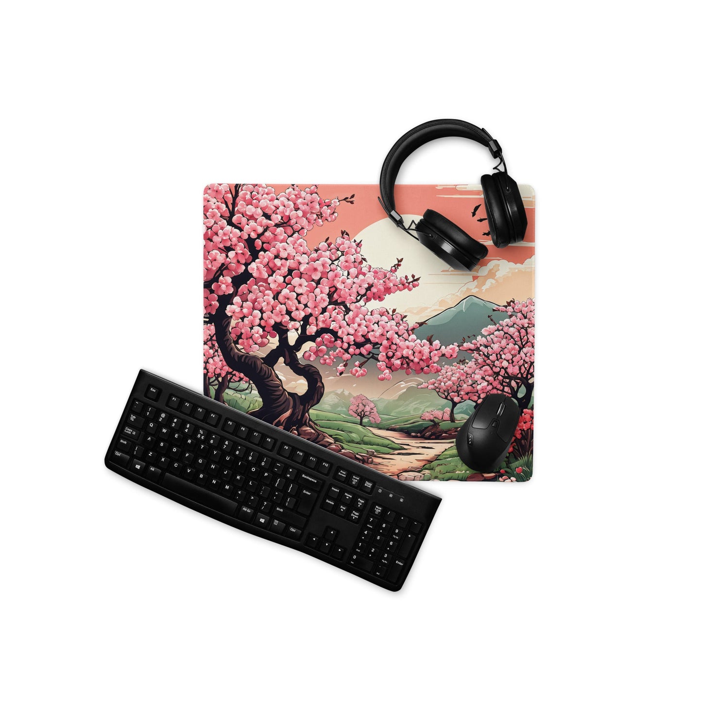 Cherry Blossom Trail Gaming Mouse Pad - Mouse Pads - Discovery Co.