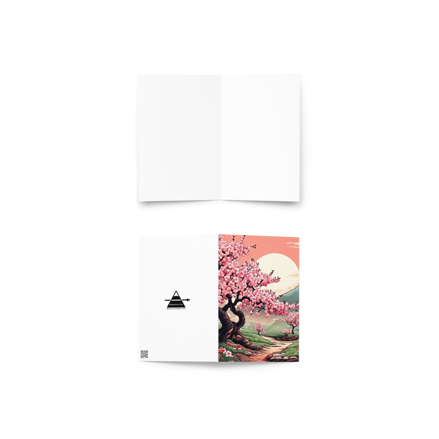 Cherry Blossom Trail Greeting Card - Greeting Card - Discovery Co.