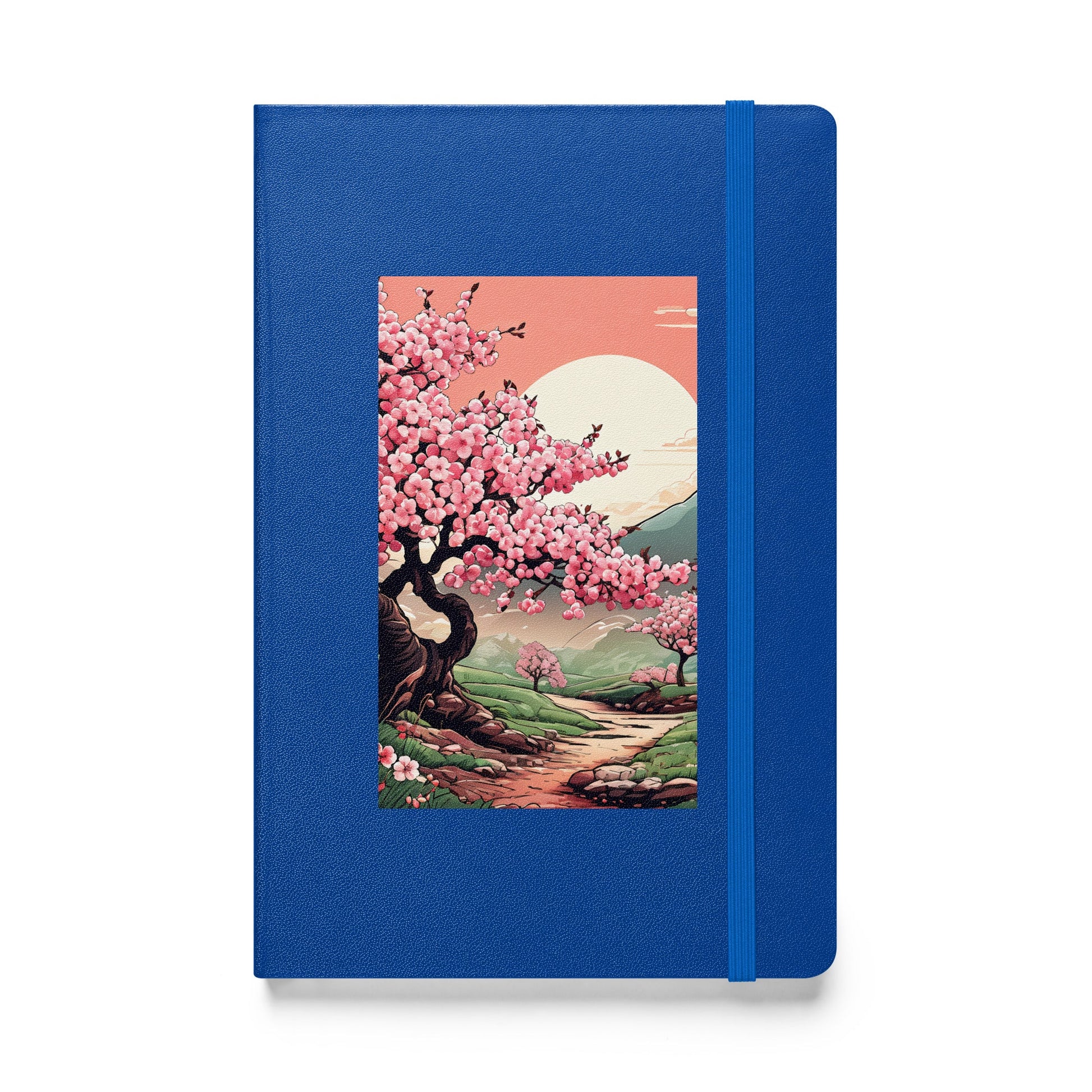 Cherry Blossom Trail Hardcover Bound Notebook - Hardcover Bound Notebooks - Discovery Co.