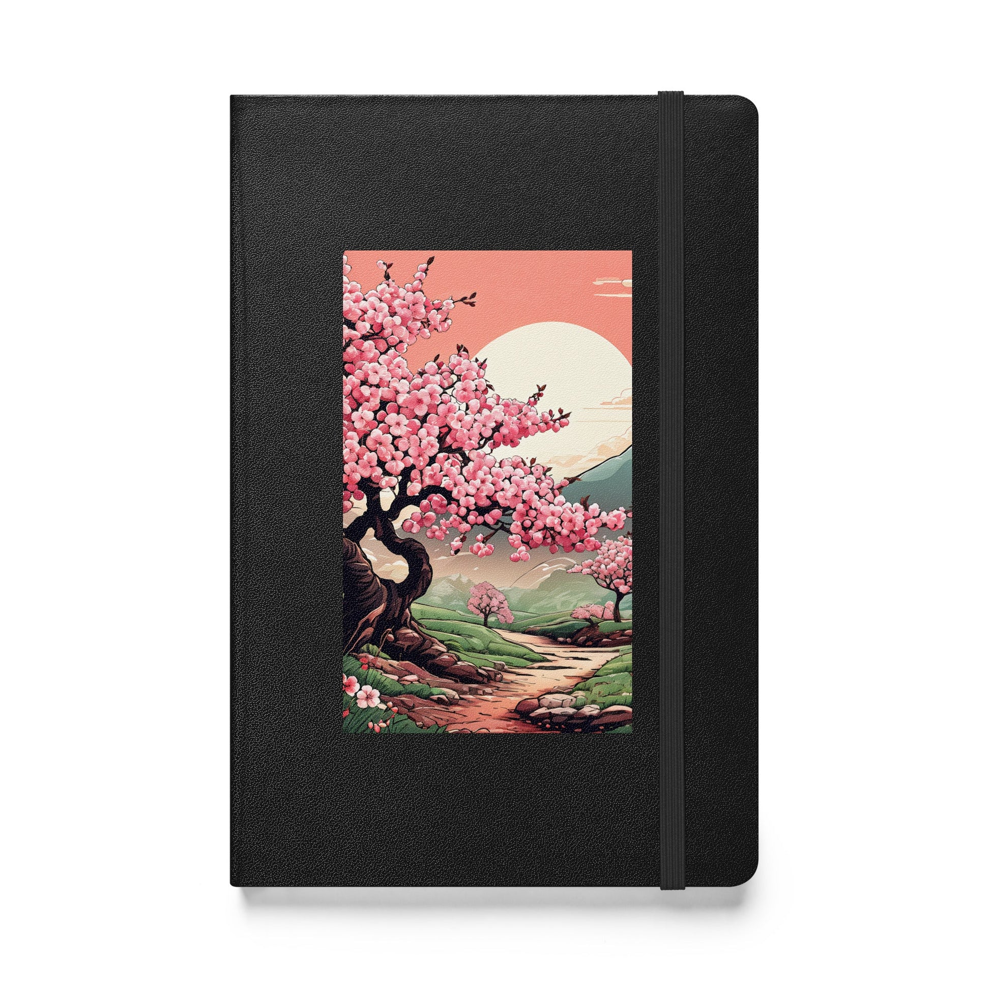 Cherry Blossom Trail Hardcover Bound Notebook - Hardcover Bound Notebooks - Discovery Co.