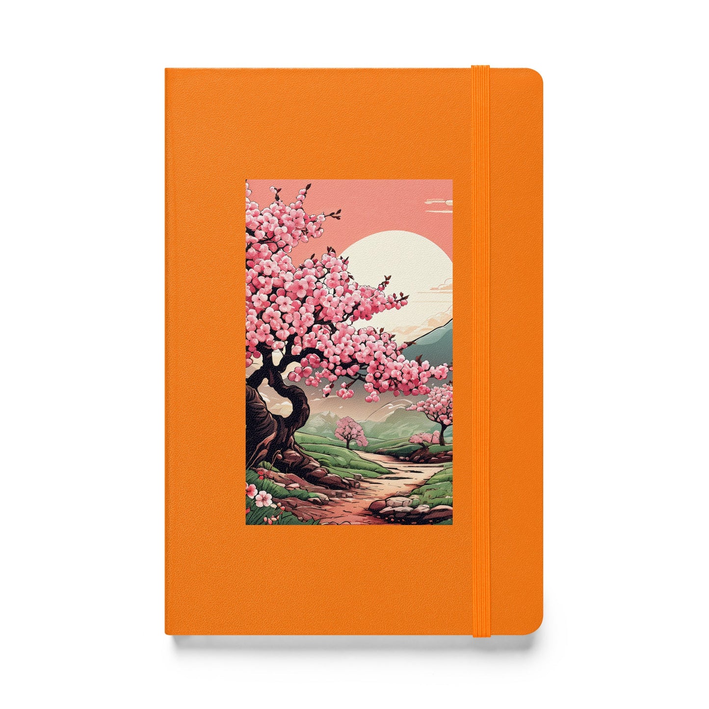 Cherry Blossom Trail Hardcover Bound Notebook - Hardcover Bound Notebooks - Discovery Co.