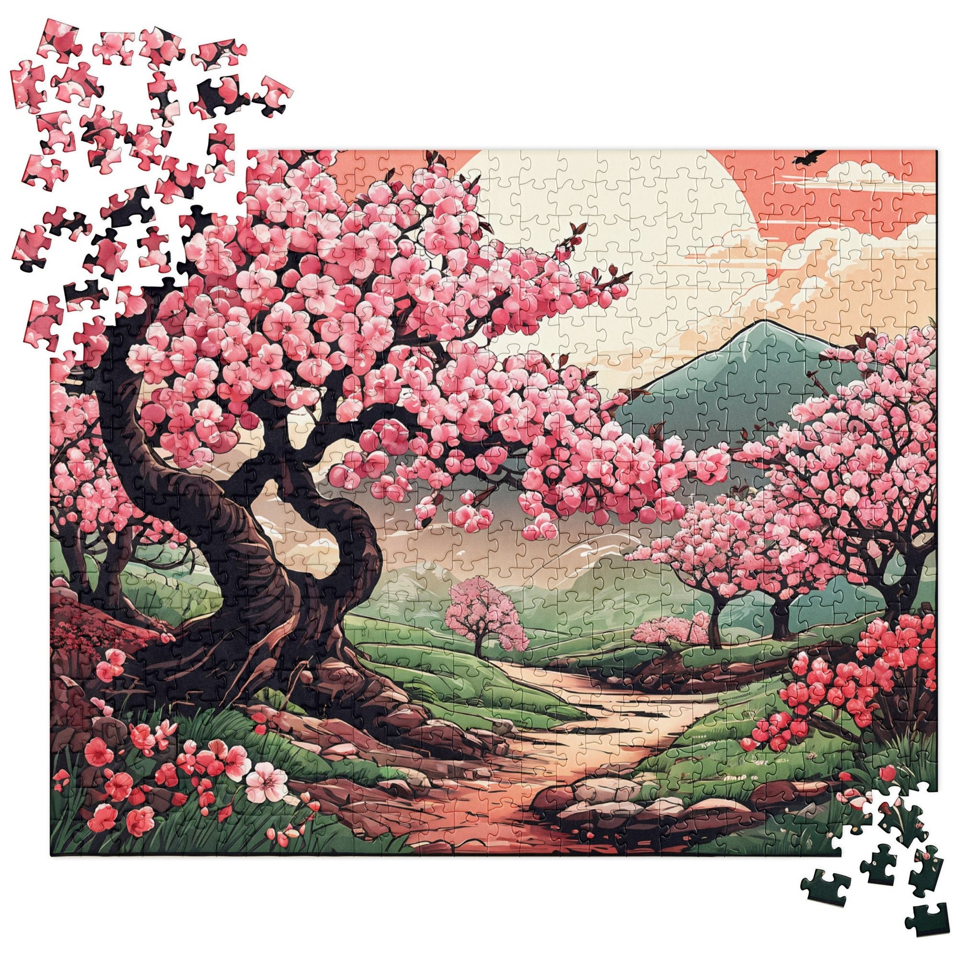 Cherry Blossom Trail Jigsaw Puzzle - Puzzle - Discovery Co.