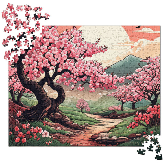 Cherry Blossom Trail Jigsaw Puzzle - Puzzle - Discovery Co.