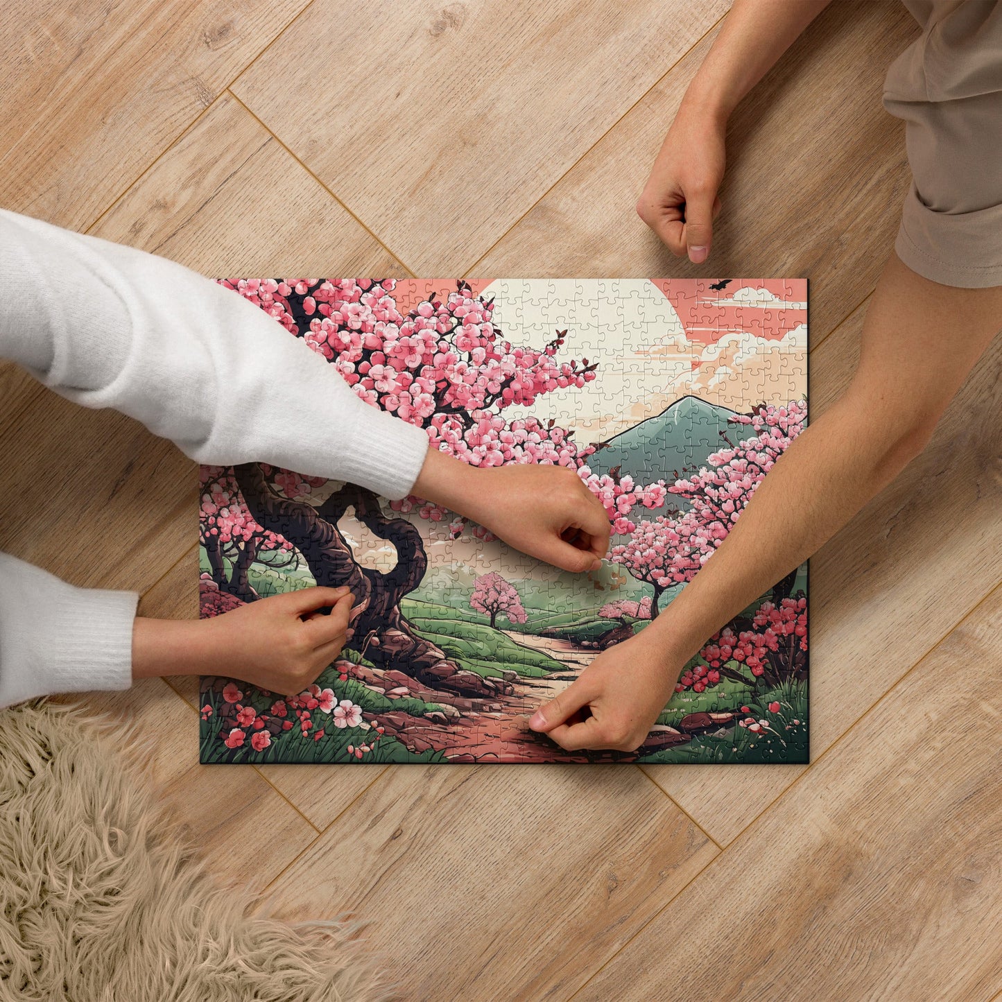 Cherry Blossom Trail Jigsaw Puzzle - Puzzle - Discovery Co.