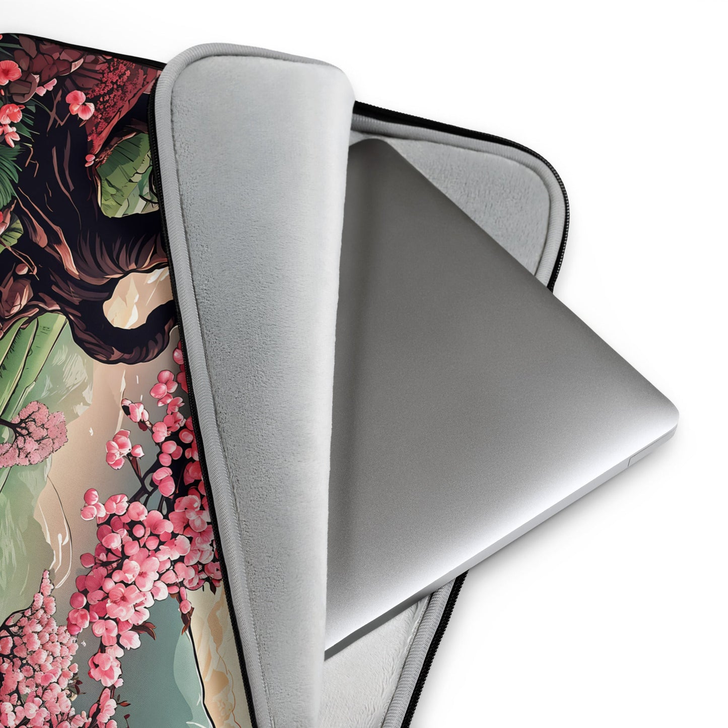 Cherry Blossom Trail Laptop Sleeve - Laptop Cases - Discovery Co.