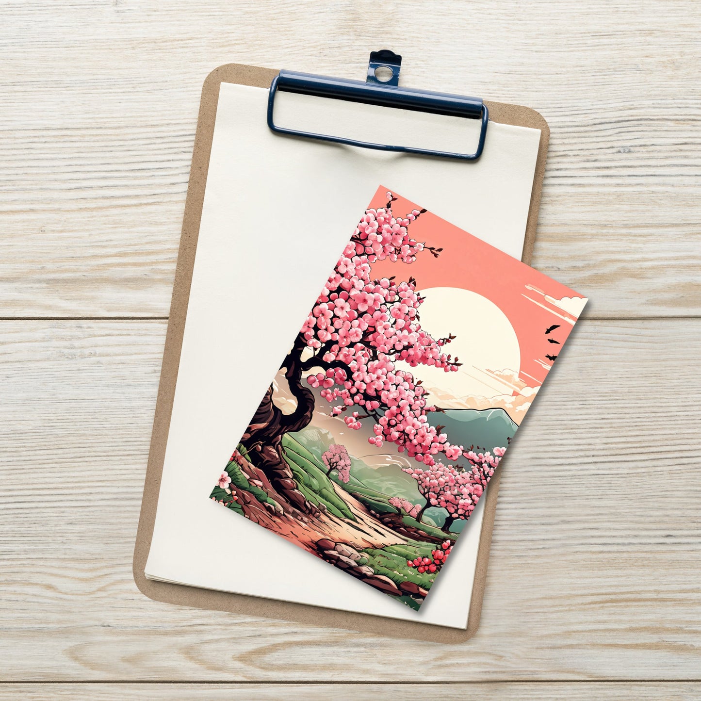 Cherry Blossom Trail Standard Postcard - Post Cards - Discovery Co.