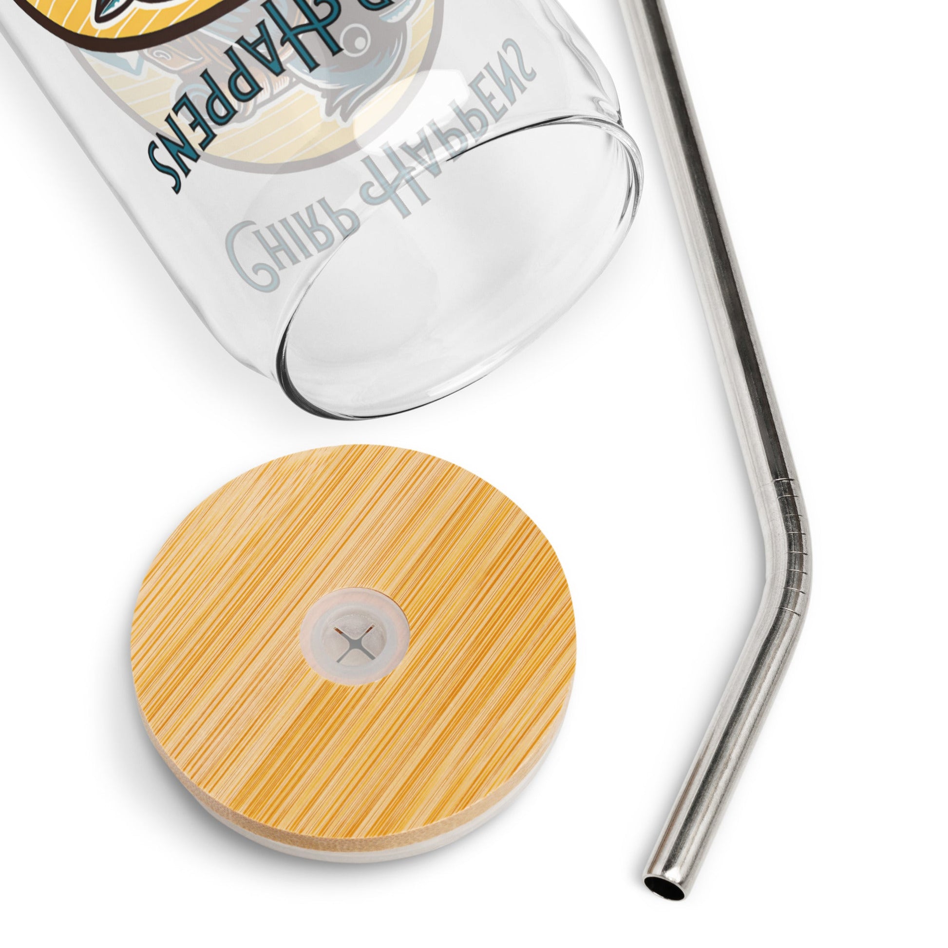 Chirp Happens Can - Shaped Glass - Can - Shaped Glass - Discovery Co.