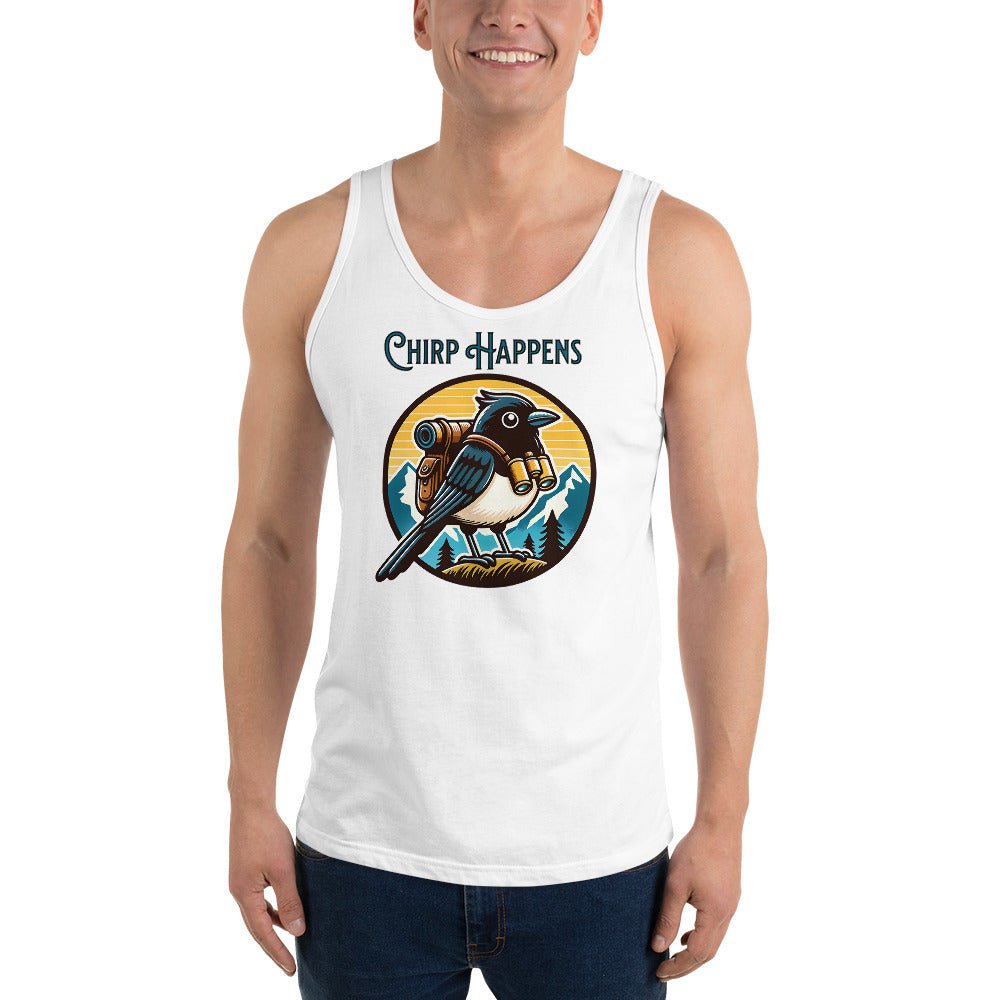 Chirp Happens Men's Tank Top - Men's Shirts - Discovery Co.