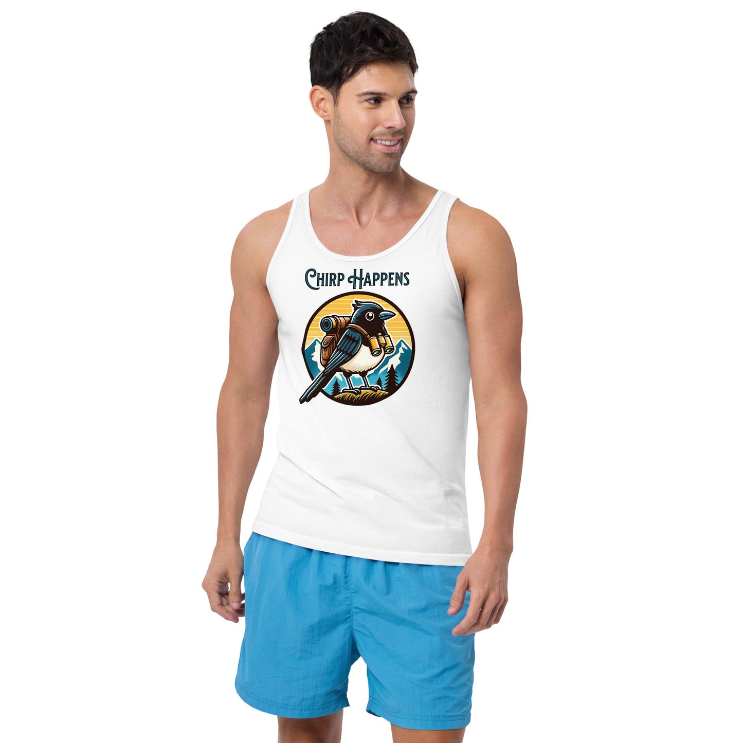 Chirp Happens Men's Tank Top - Men's Shirts - Discovery Co.