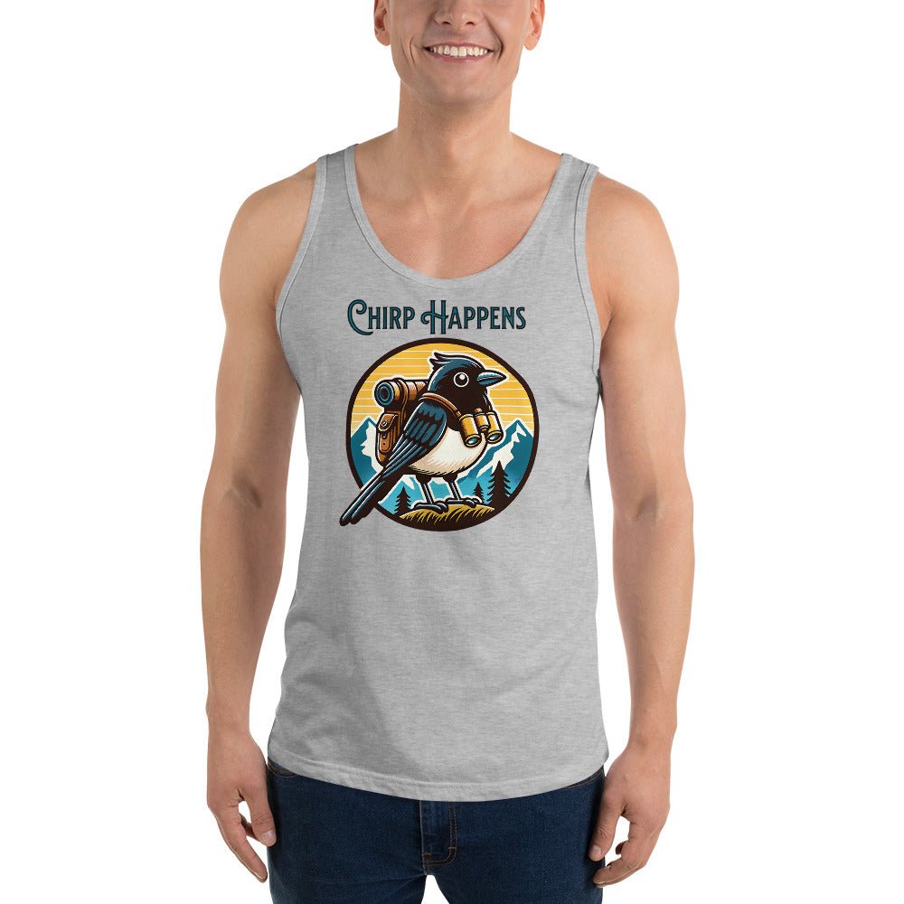 Chirp Happens Men's Tank Top - Men's Shirts - Discovery Co.