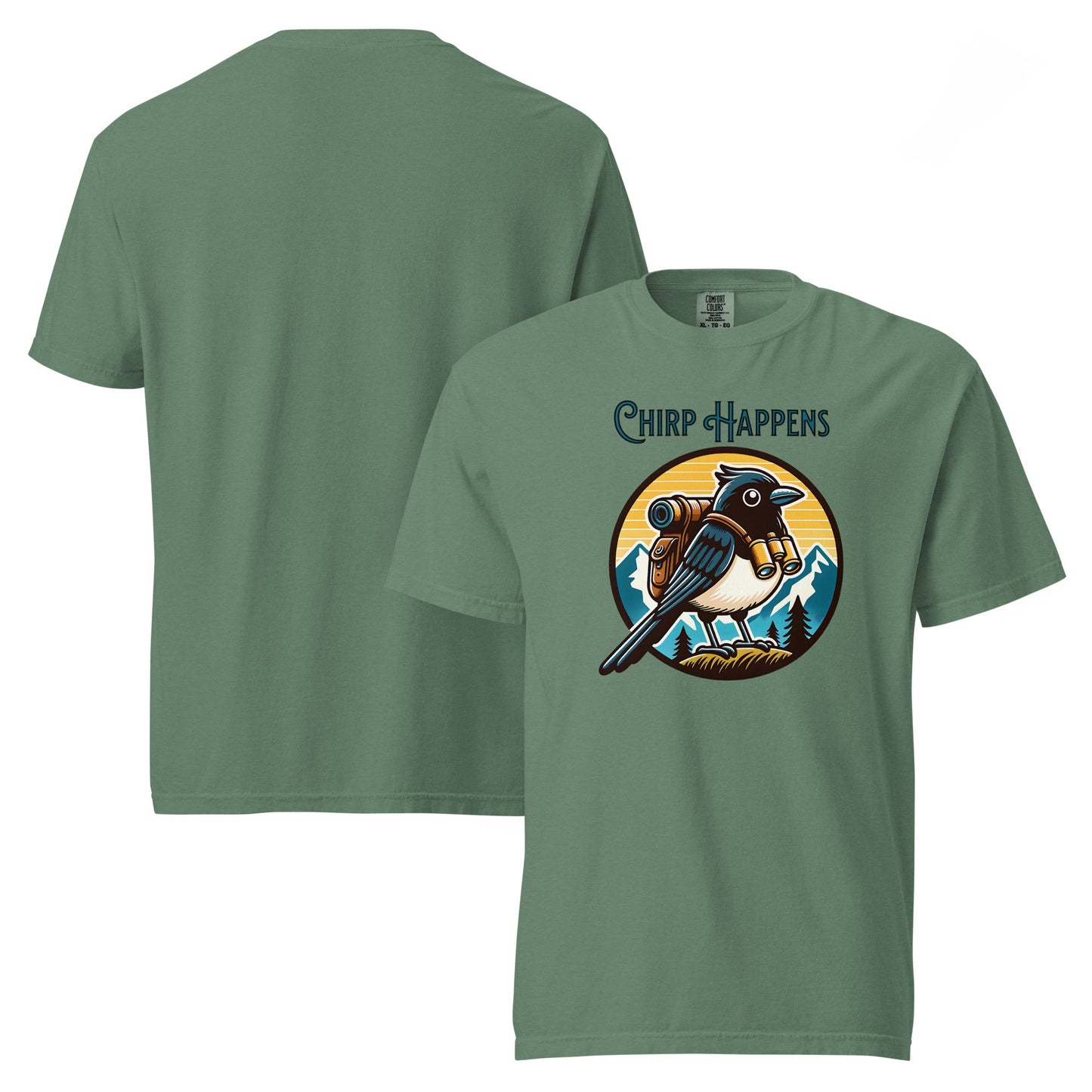 Chirp Happens Men's (Unisex) Premium Tee - Men's Shirts - Discovery Co.