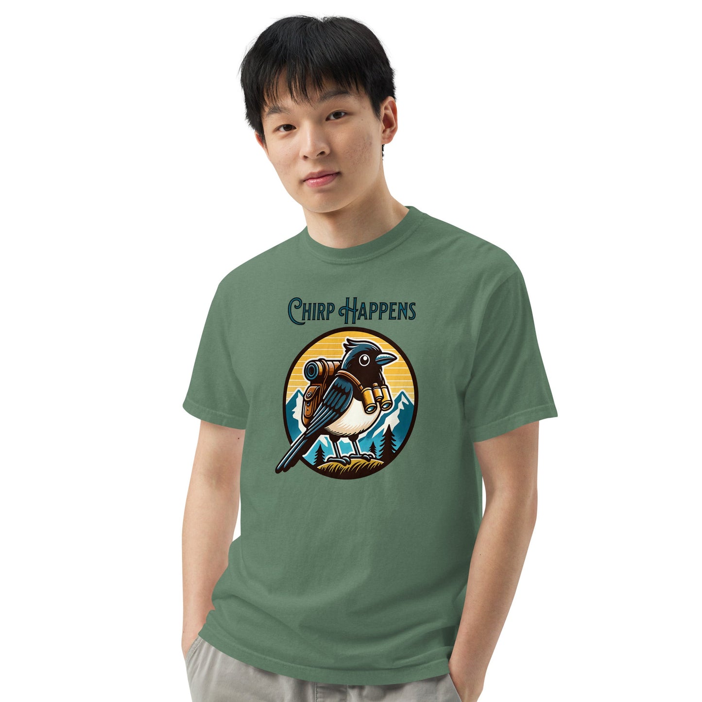 Chirp Happens Men's (Unisex) Premium Tee - Men's Shirts - Discovery Co.