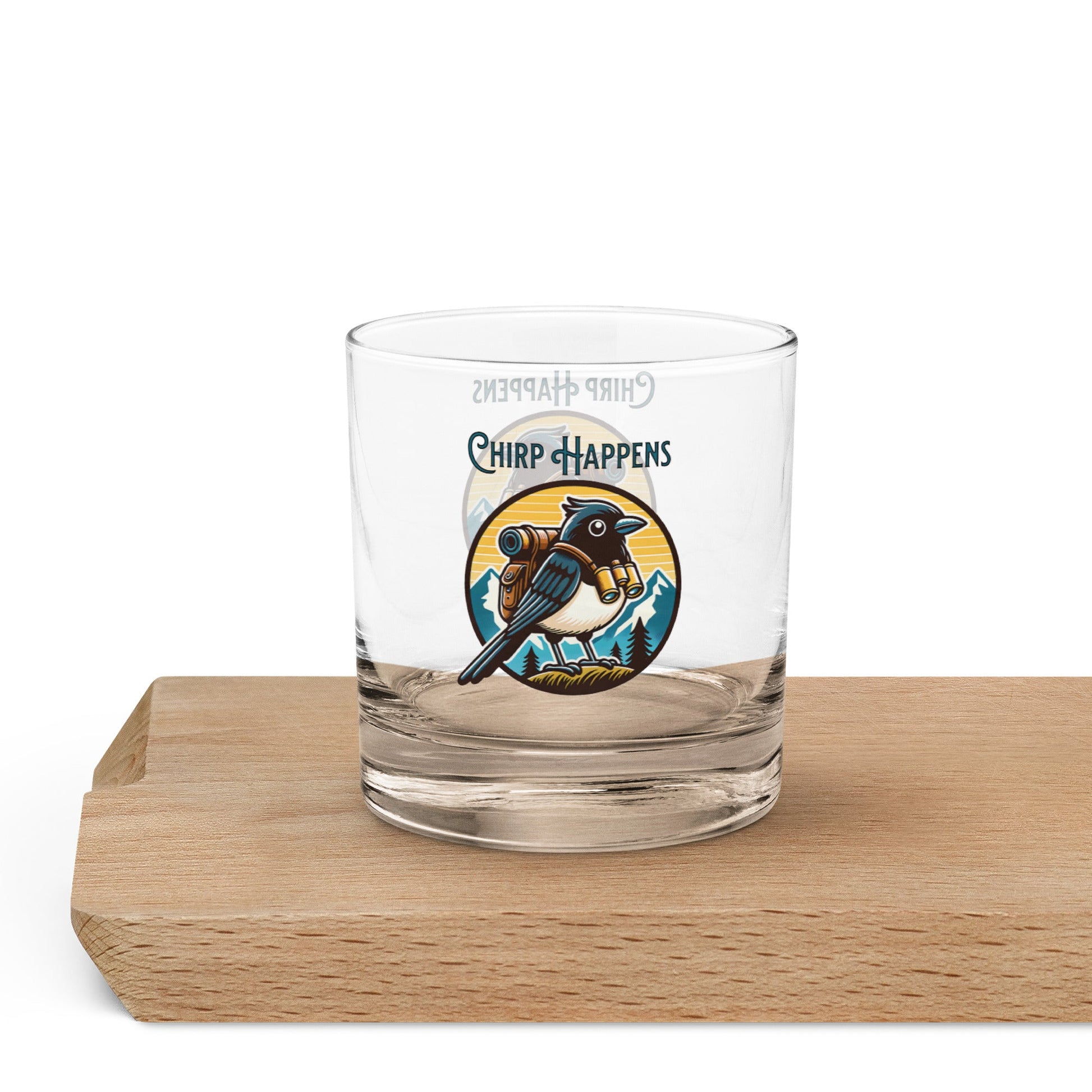 Chirp Happens Rocks Glass - Rocks Glass - Discovery Co.