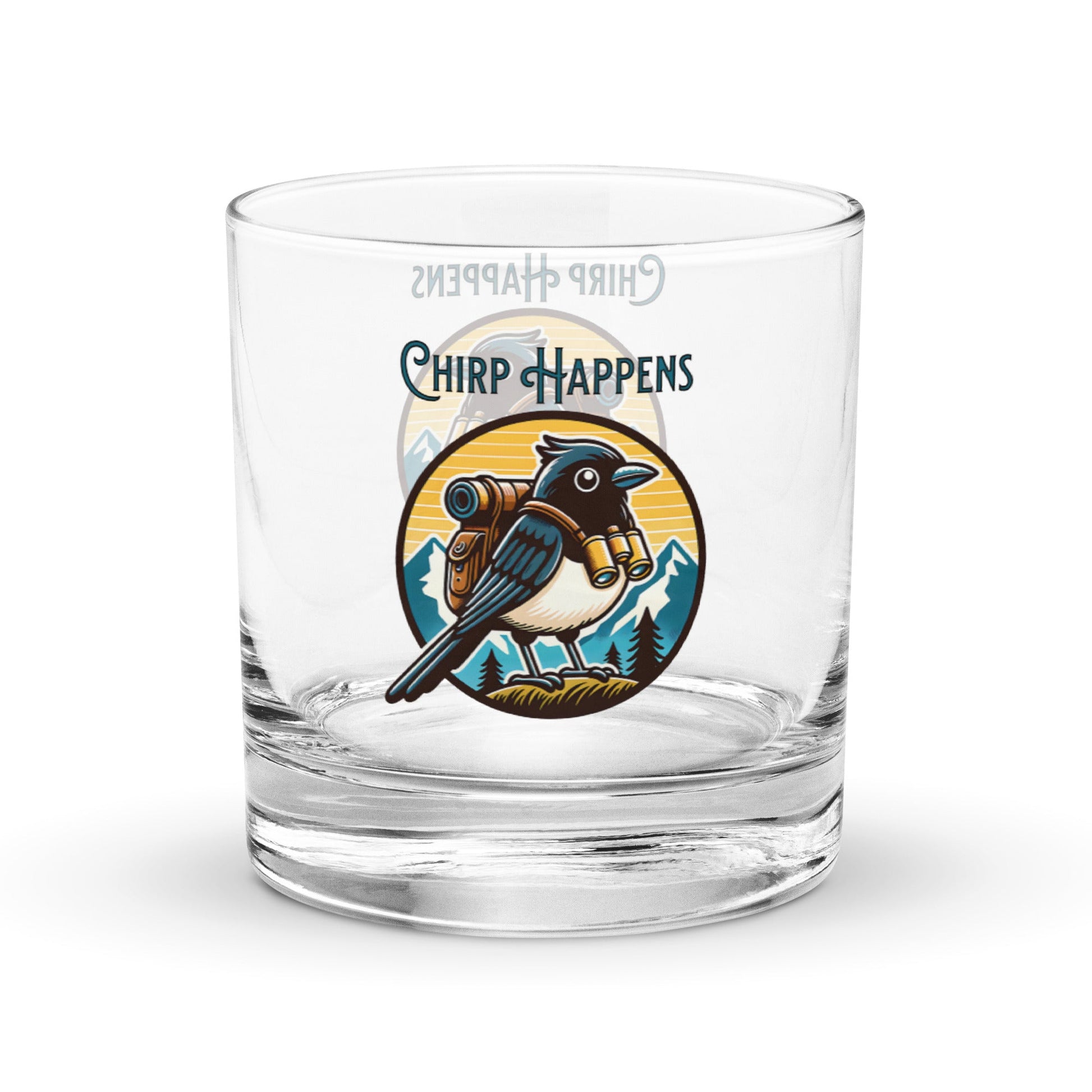 Chirp Happens Rocks Glass - Rocks Glass - Discovery Co.