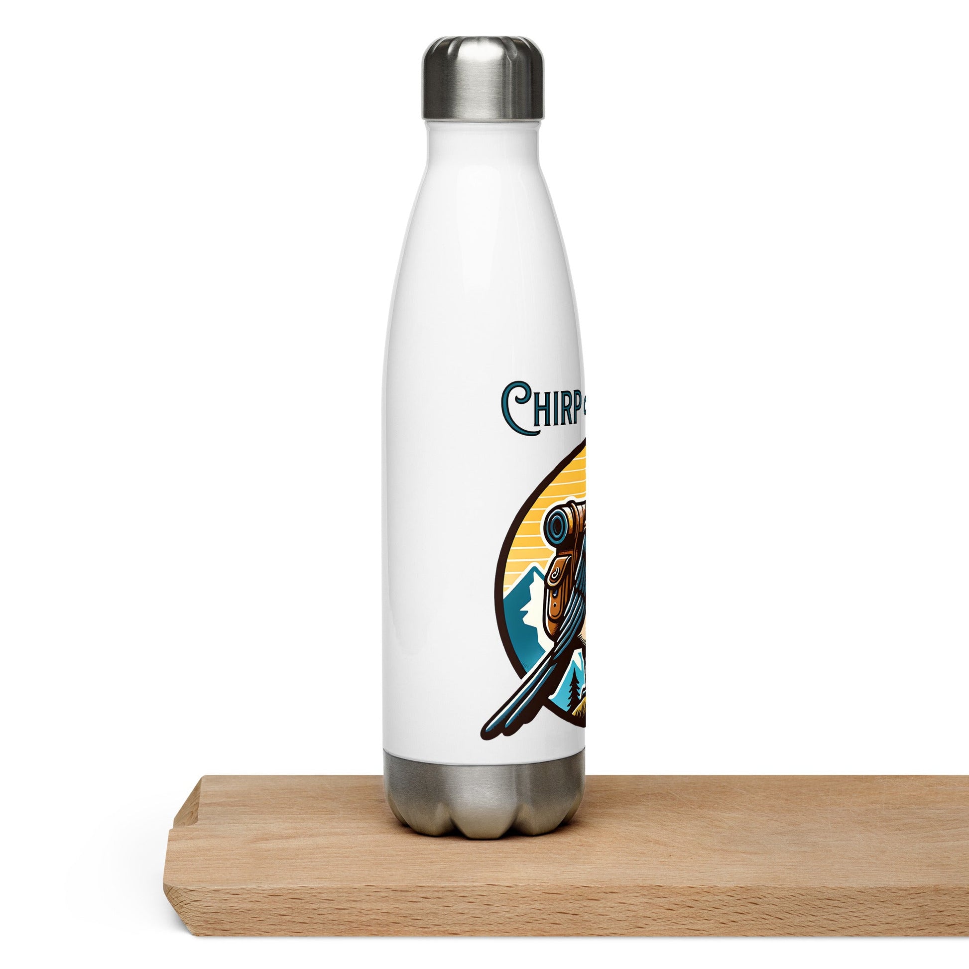 Chirp Happens Stainless Steel Water Bottle - Stainless Steel Water Bottle - Discovery Co.