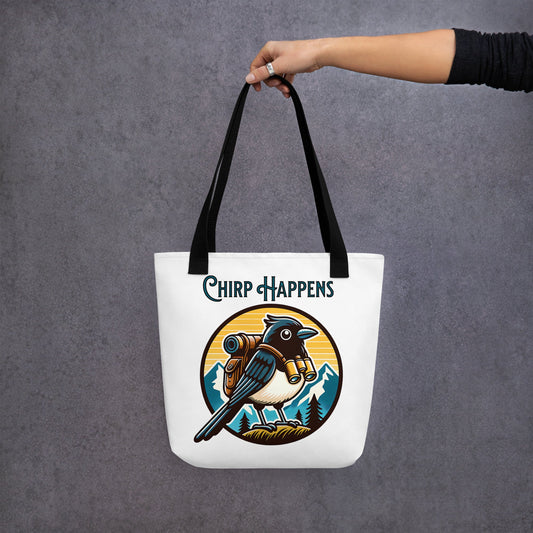 Chirp Happens Tote Bag - Tote Bags - Discovery Co.