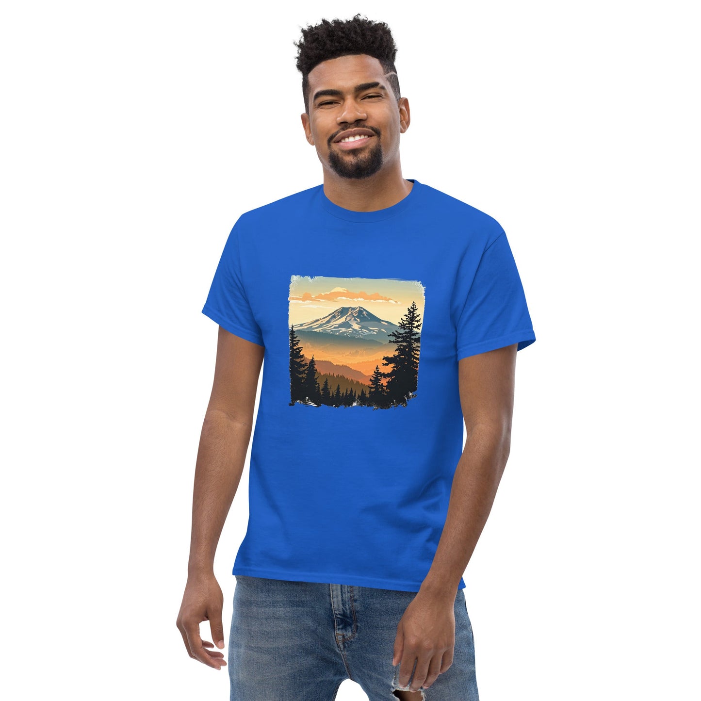 Clouds Over Mountains Men's Classic Tee - Men's Shirts - Discovery Co.