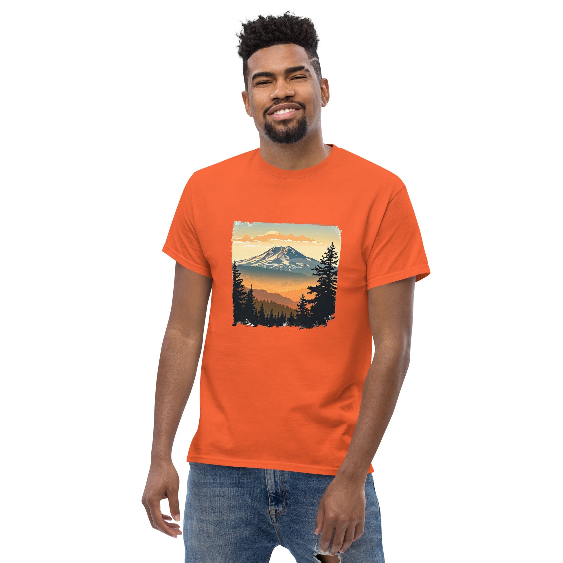 Clouds Over Mountains Men's Classic Tee - Men's Shirts - Discovery Co.