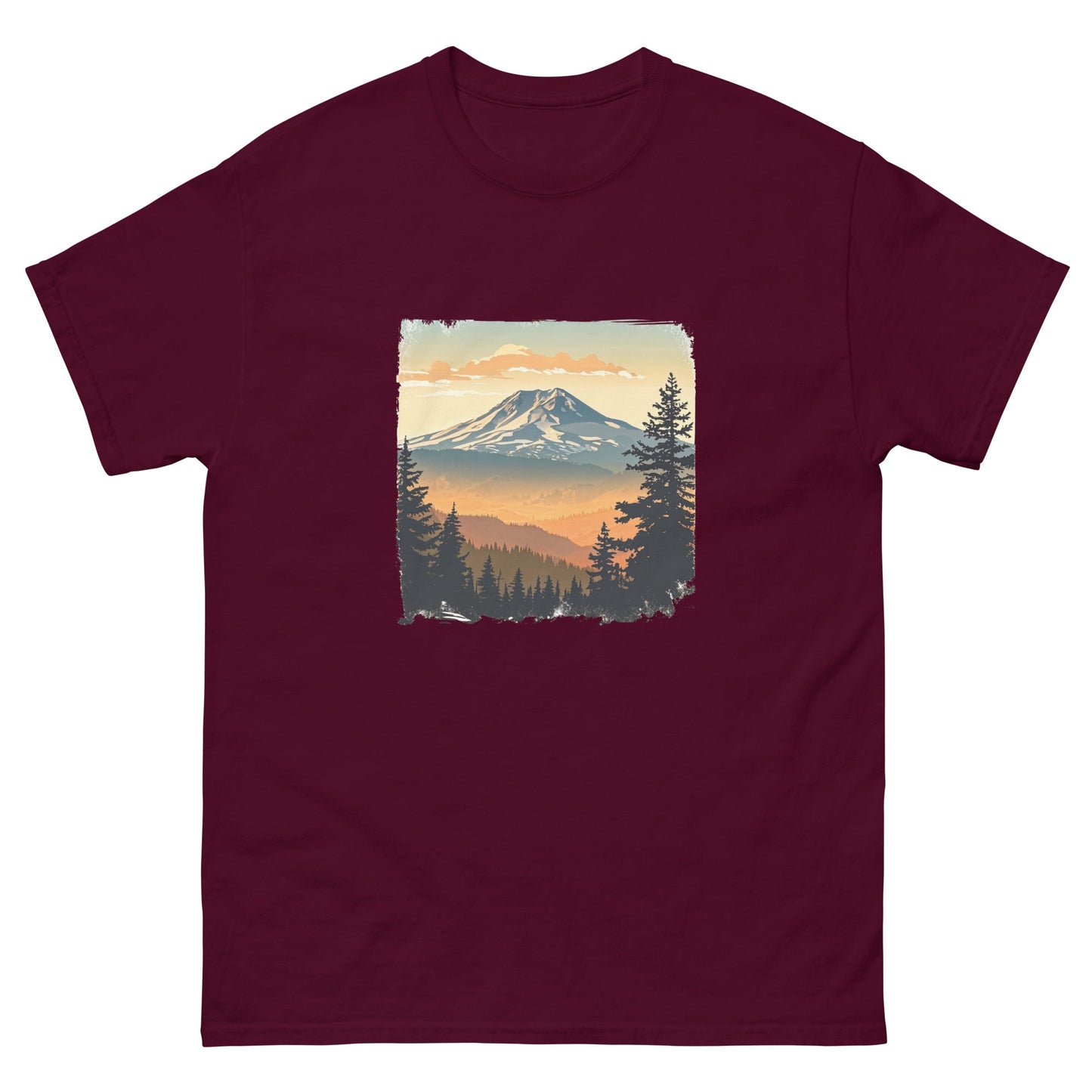 Clouds Over Mountains Men's Classic Tee - Men's Shirts - Discovery Co.