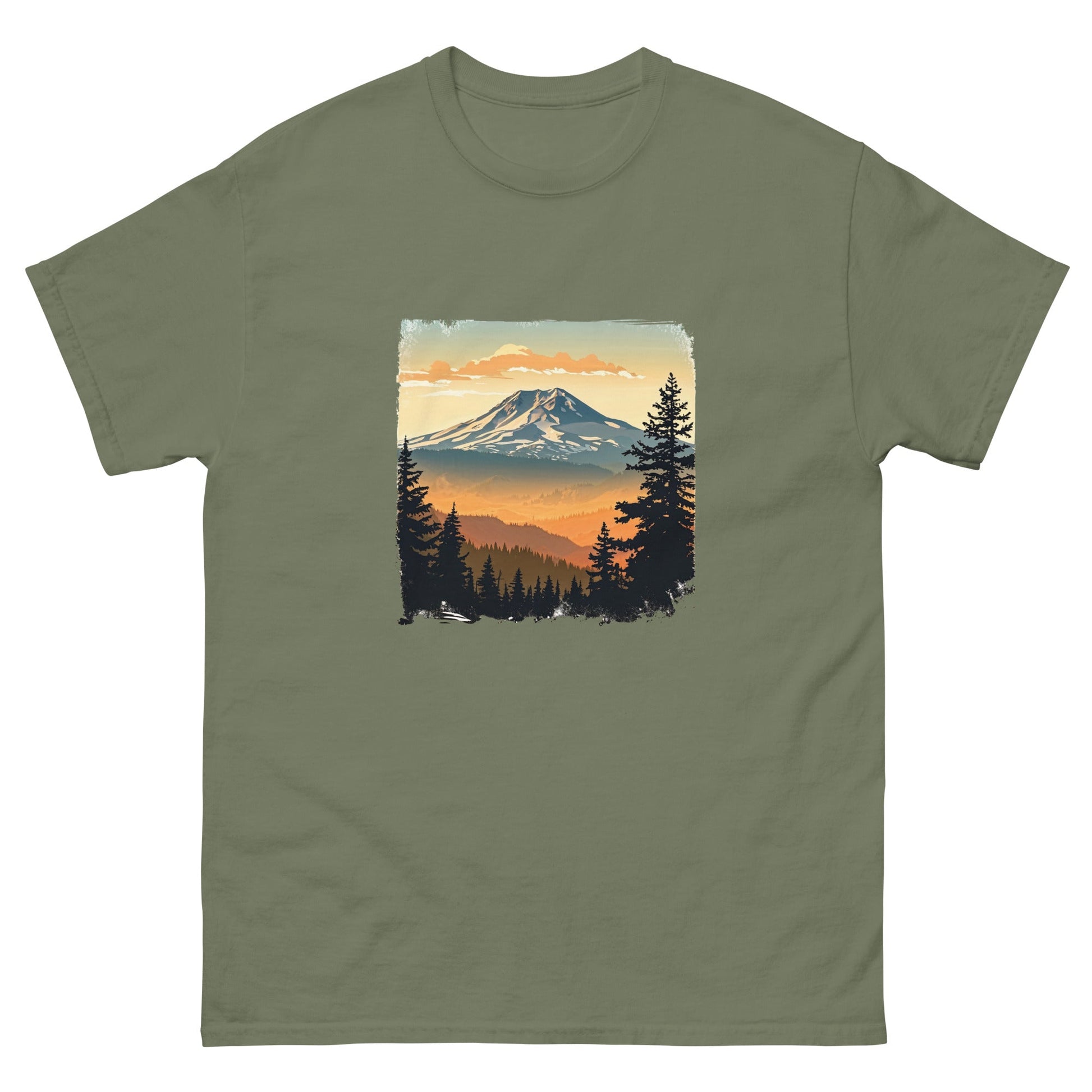 Clouds Over Mountains Men's Classic Tee - Men's Shirts - Discovery Co.