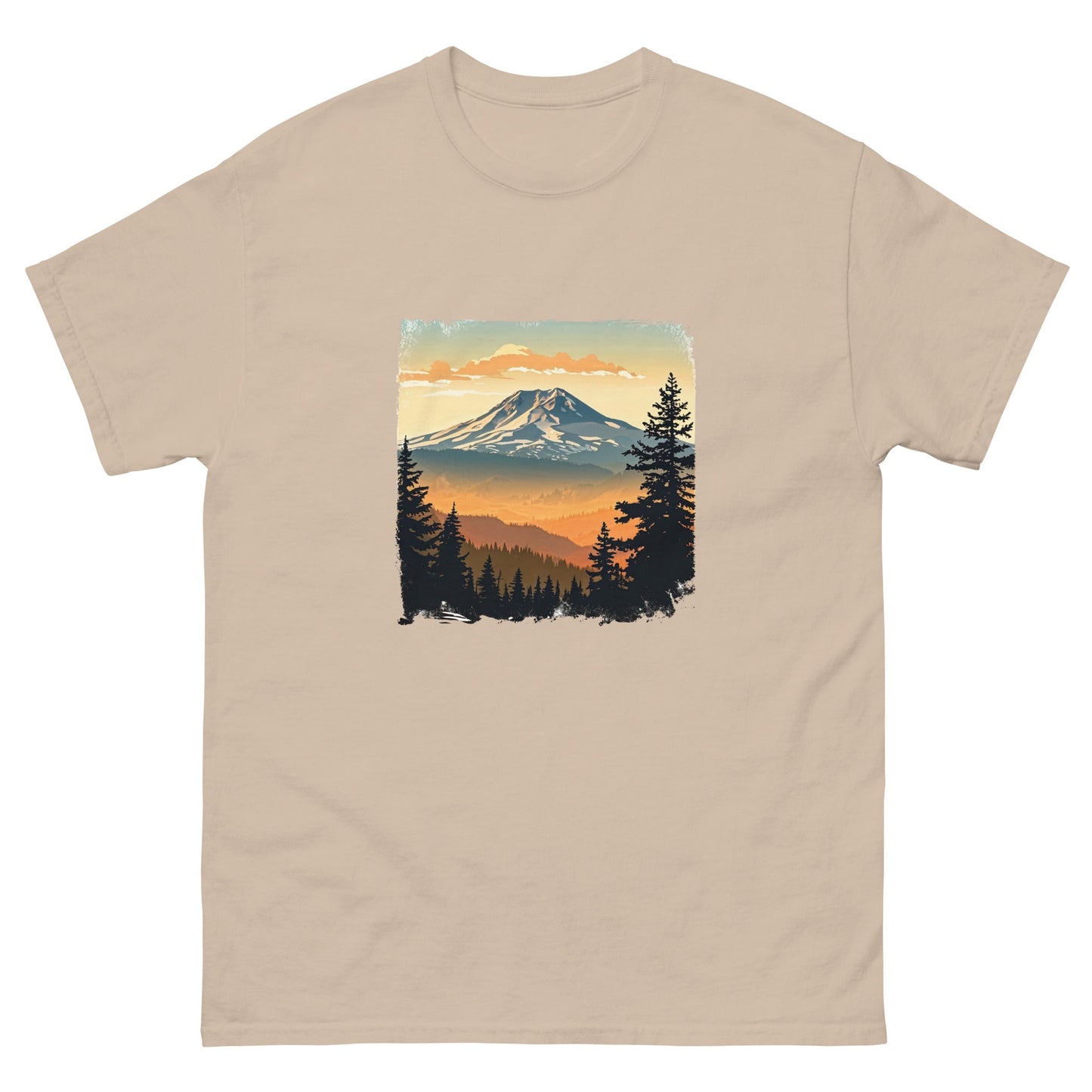 Clouds Over Mountains Men's Classic Tee - Men's Shirts - Discovery Co.