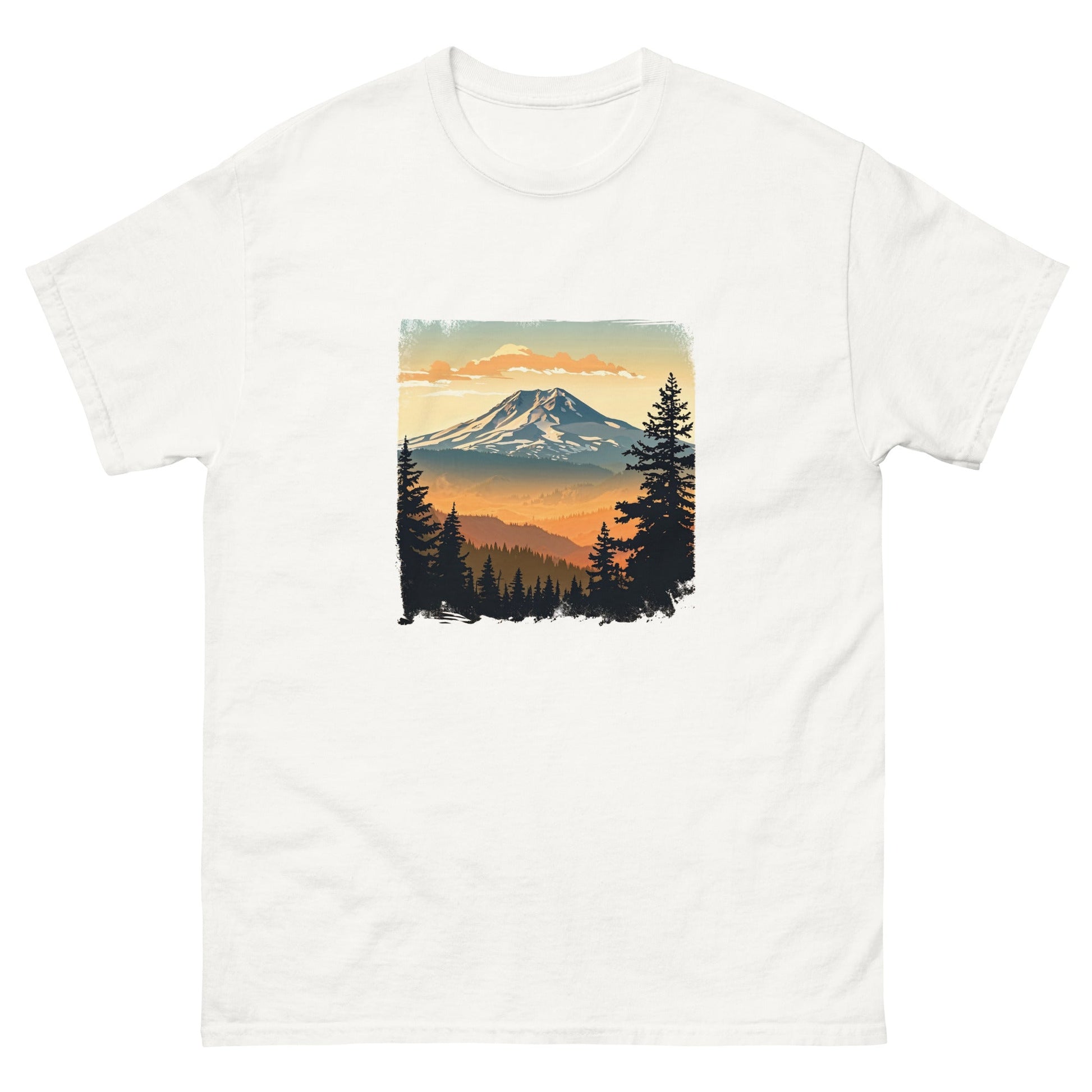 Clouds Over Mountains Men's Classic Tee - Men's Shirts - Discovery Co.