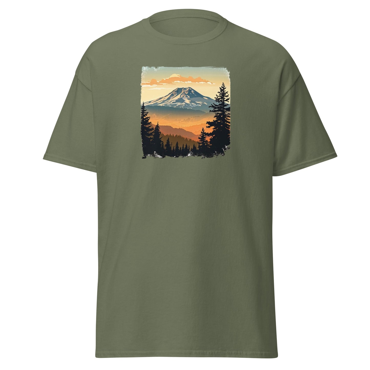 Clouds Over Mountains Men's (Unisex) classic tee - Men's Shirts - Discovery Co.