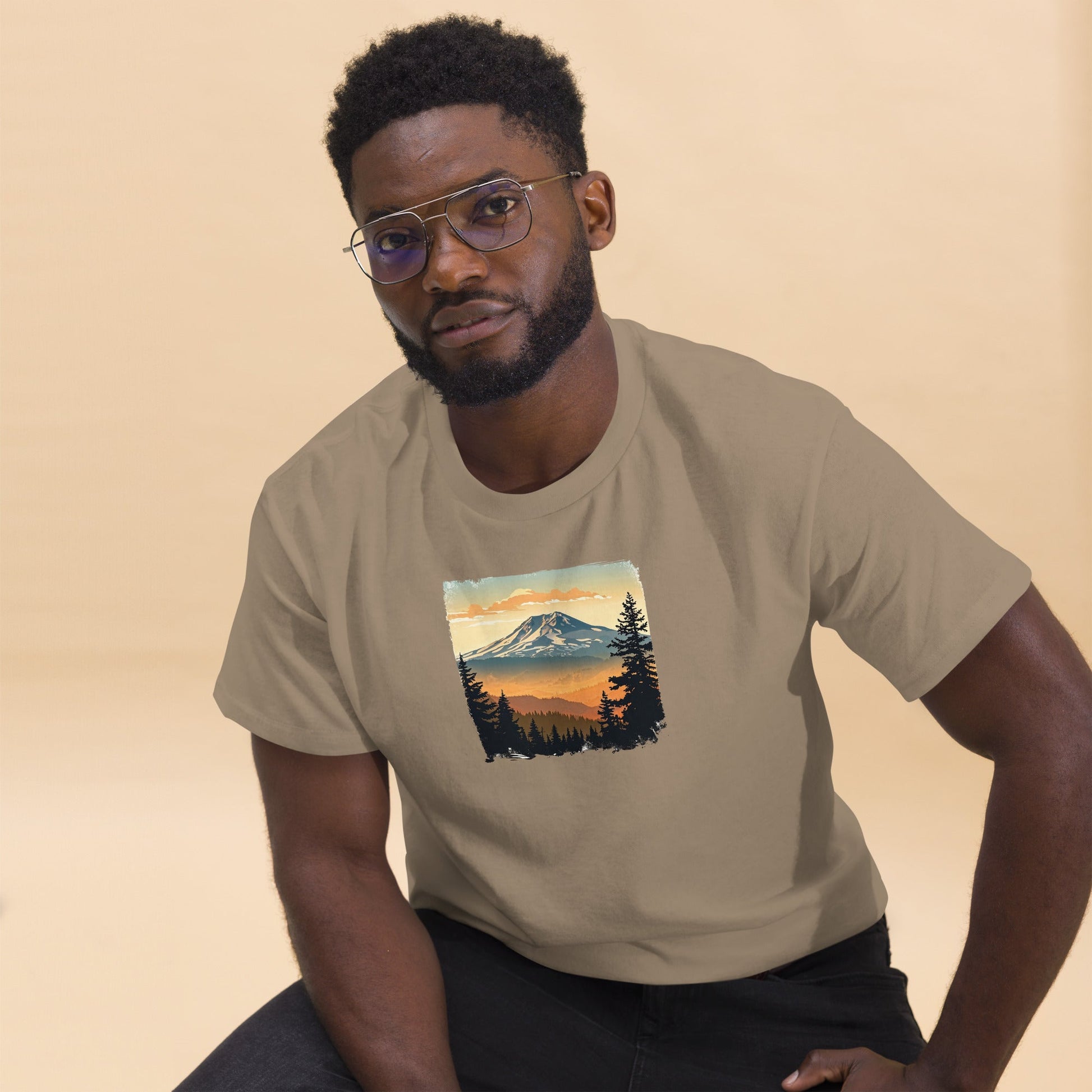 Clouds Over Mountains Men's (Unisex) classic tee - Men's Shirts - Discovery Co.