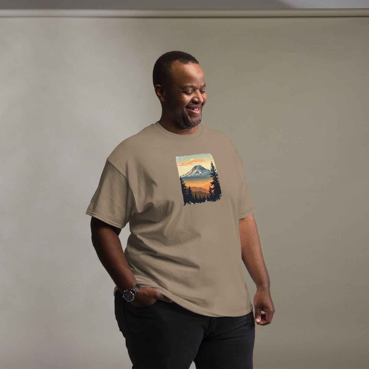 Clouds Over Mountains Men's (Unisex) classic tee - Men's Shirts - Discovery Co.