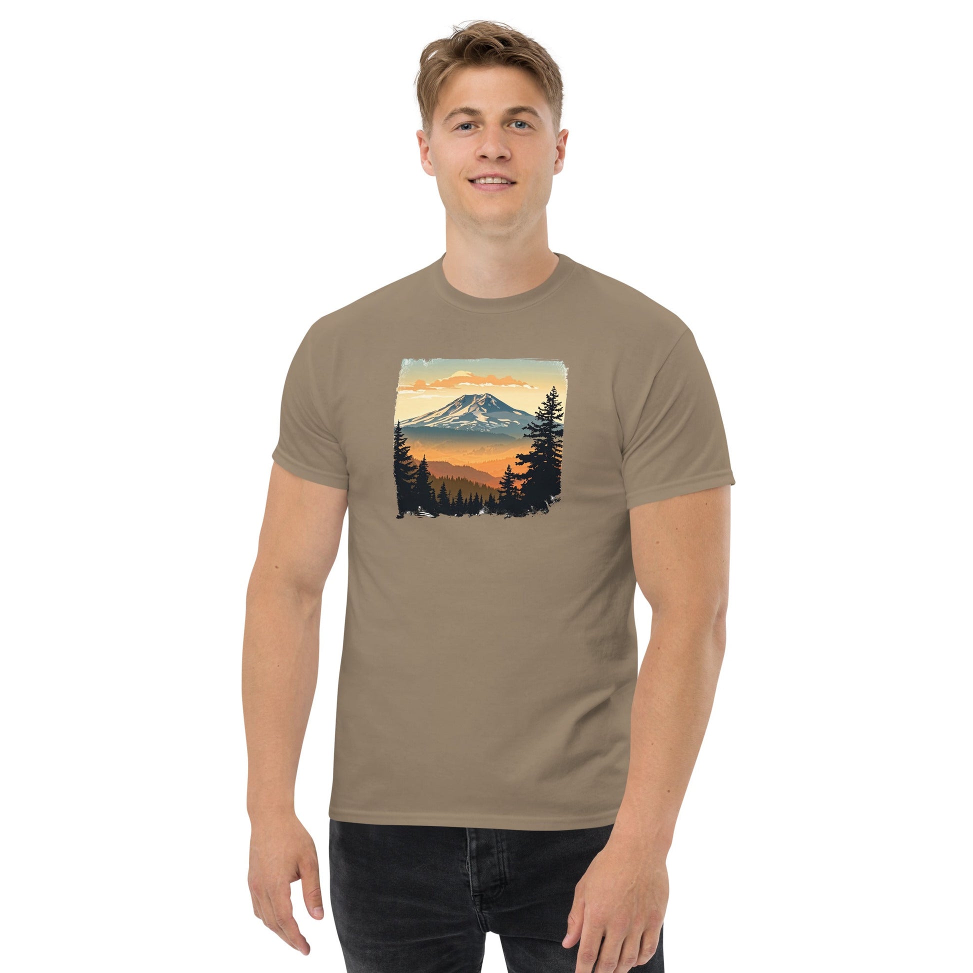 Clouds Over Mountains Men's (Unisex) classic tee - Men's Shirts - Discovery Co.