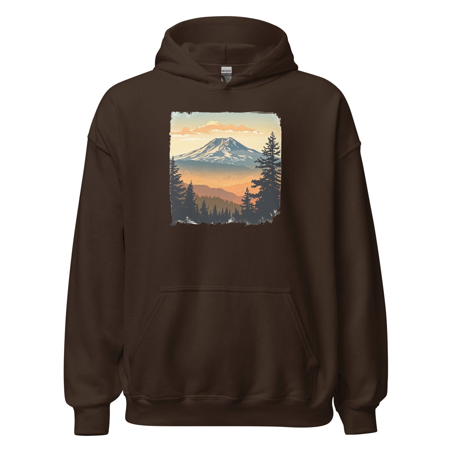 Clouds Over Mountains Men's (Unisex) Hoodie - Hoodies - Discovery Co.