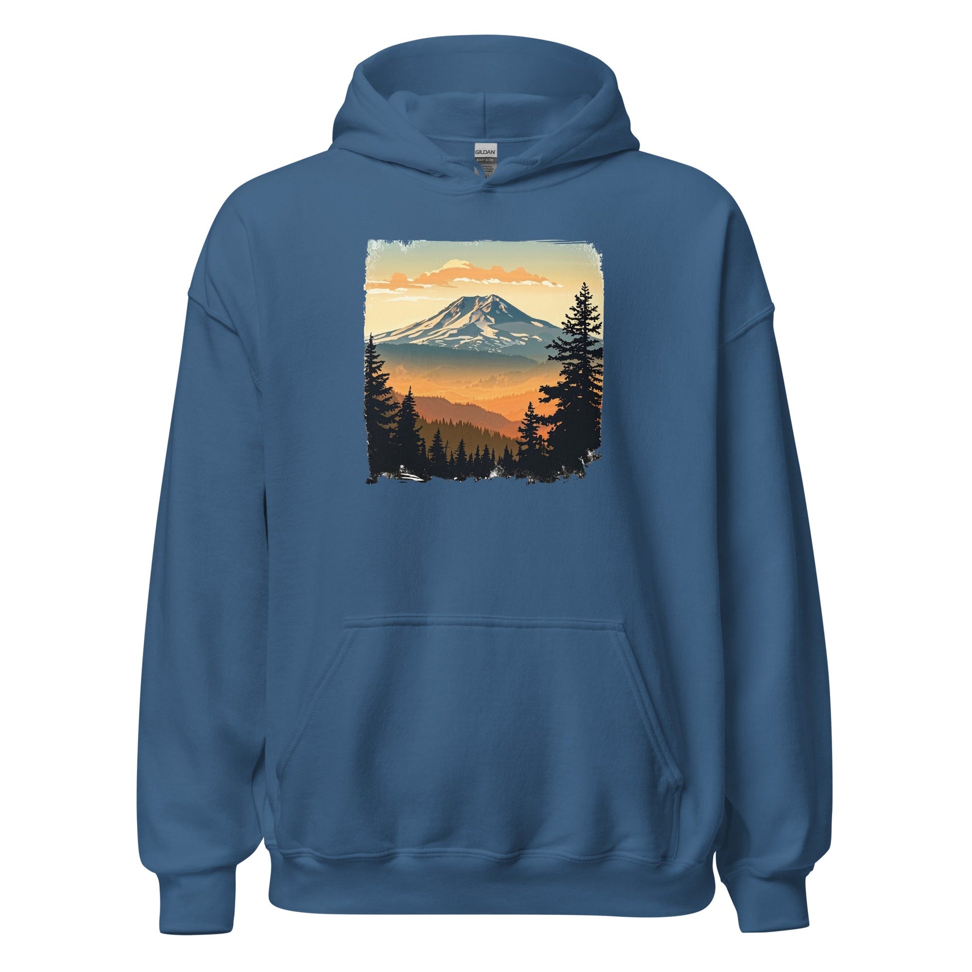 Clouds Over Mountains Men's (Unisex) Hoodie - Hoodies - Discovery Co.