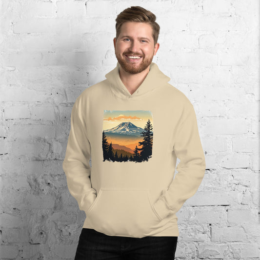 Clouds Over Mountains Men's (Unisex) Hoodie - Hoodies - Discovery Co.