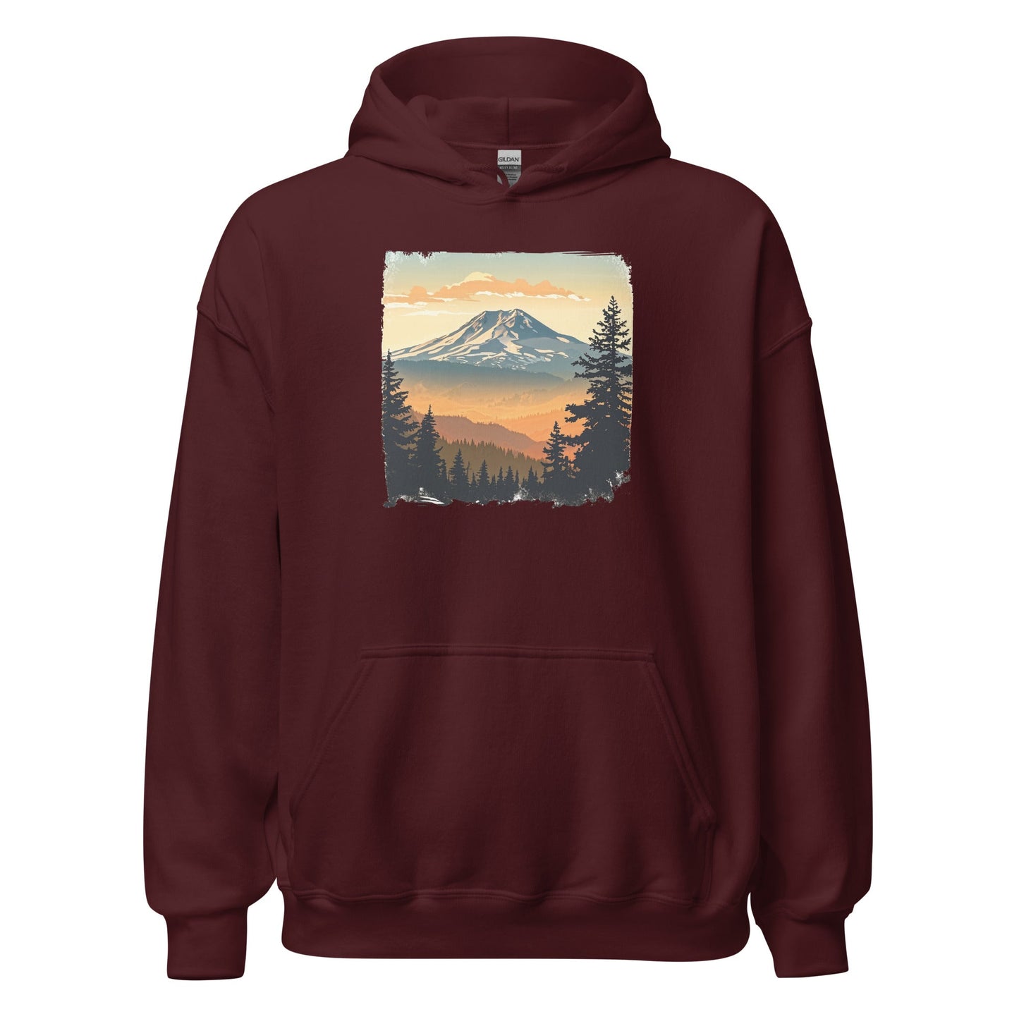 Clouds Over Mountains Men's (Unisex) Hoodie - Hoodies - Discovery Co.