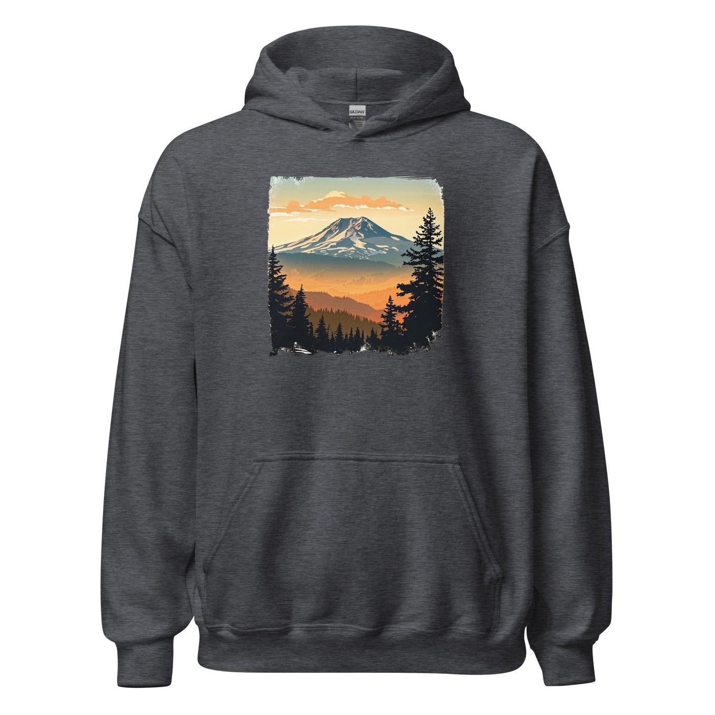 Clouds Over Mountains Men's (Unisex) Hoodie - Hoodies - Discovery Co.
