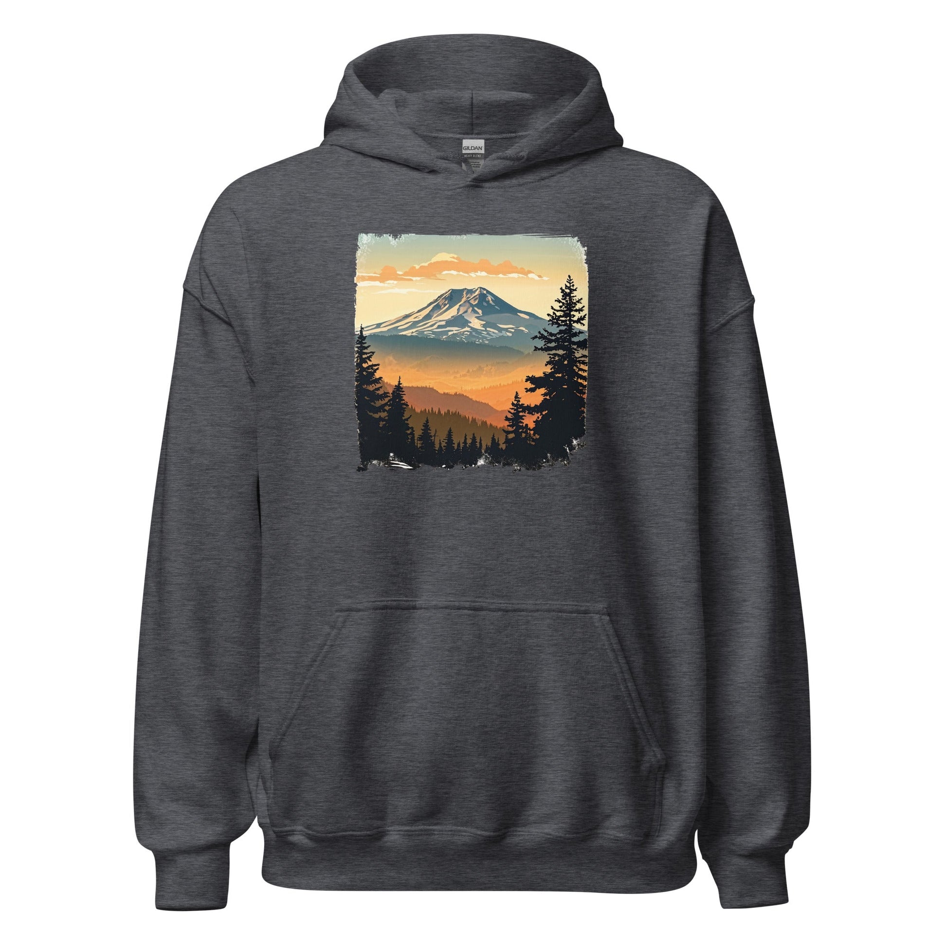 Clouds Over Mountains Men's (Unisex) Hoodie - Hoodies - Discovery Co.