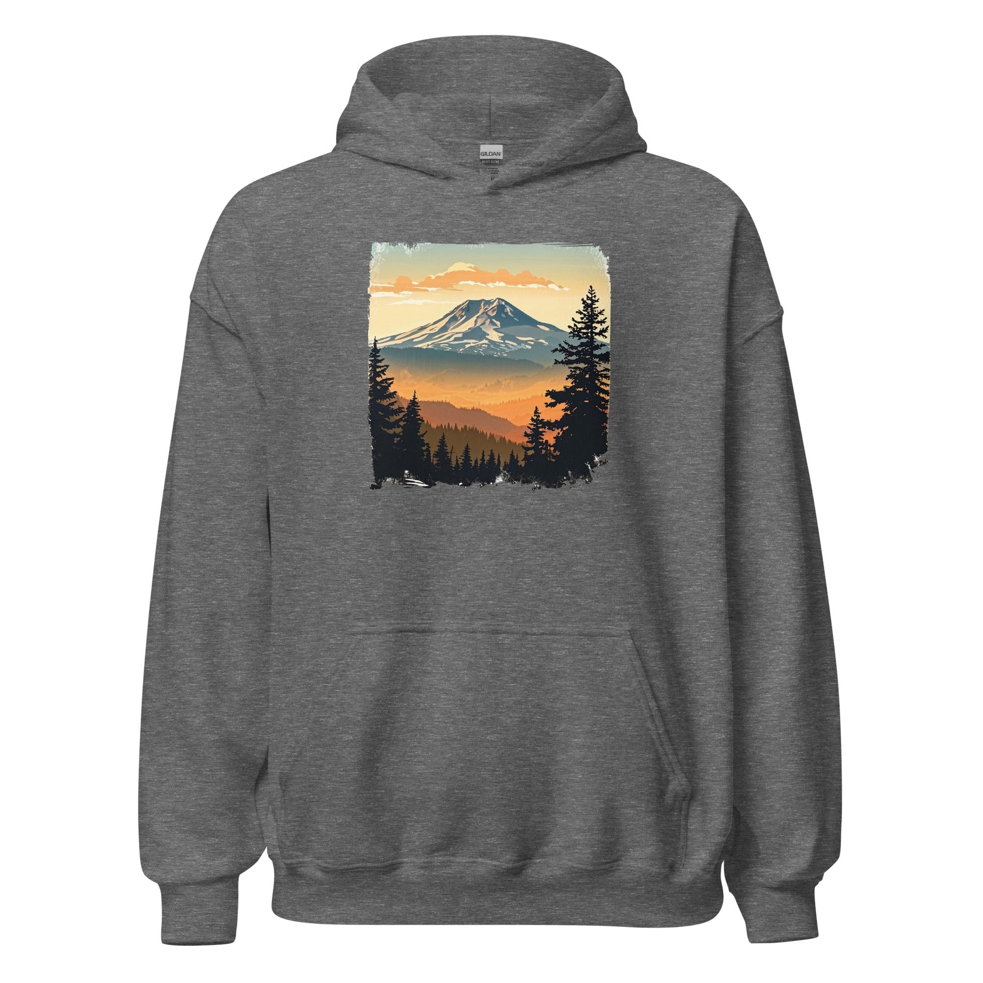 Clouds Over Mountains Men's (Unisex) Hoodie - Hoodies - Discovery Co.