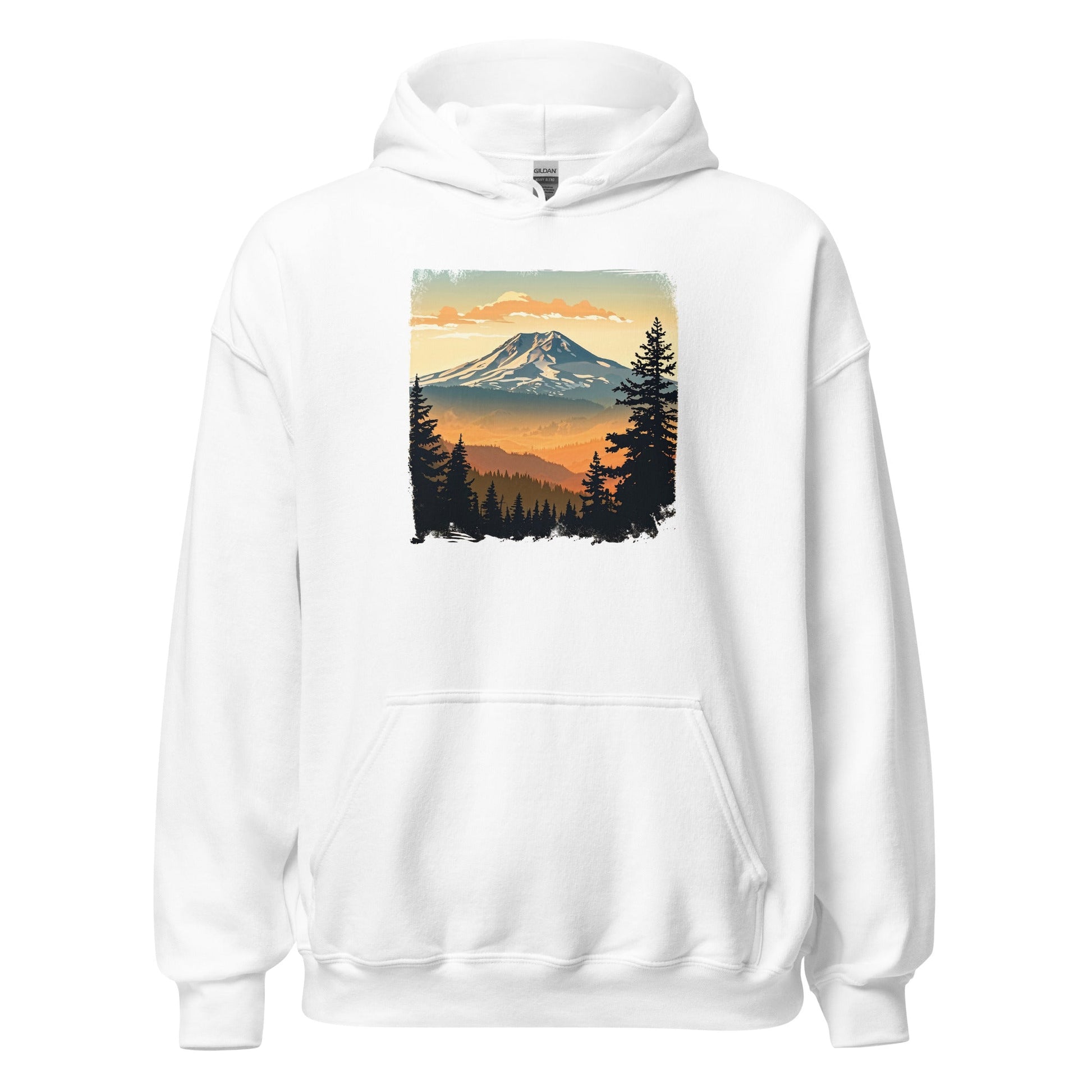 Clouds Over Mountains Men's (Unisex) Hoodie - Hoodies - Discovery Co.