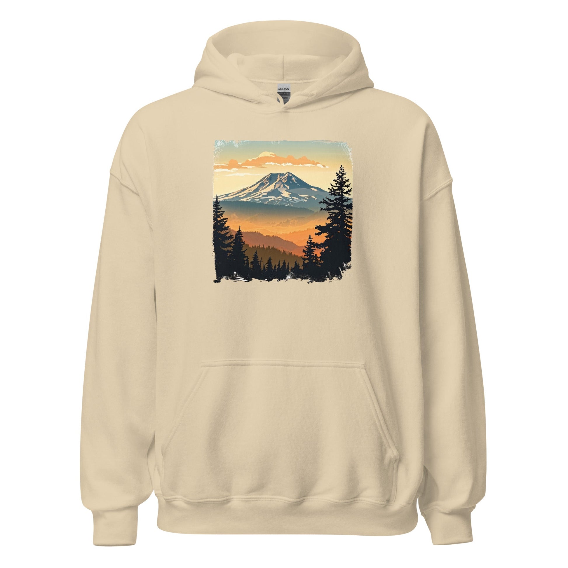 Clouds Over Mountains Men's (Unisex) Hoodie - Hoodies - Discovery Co.