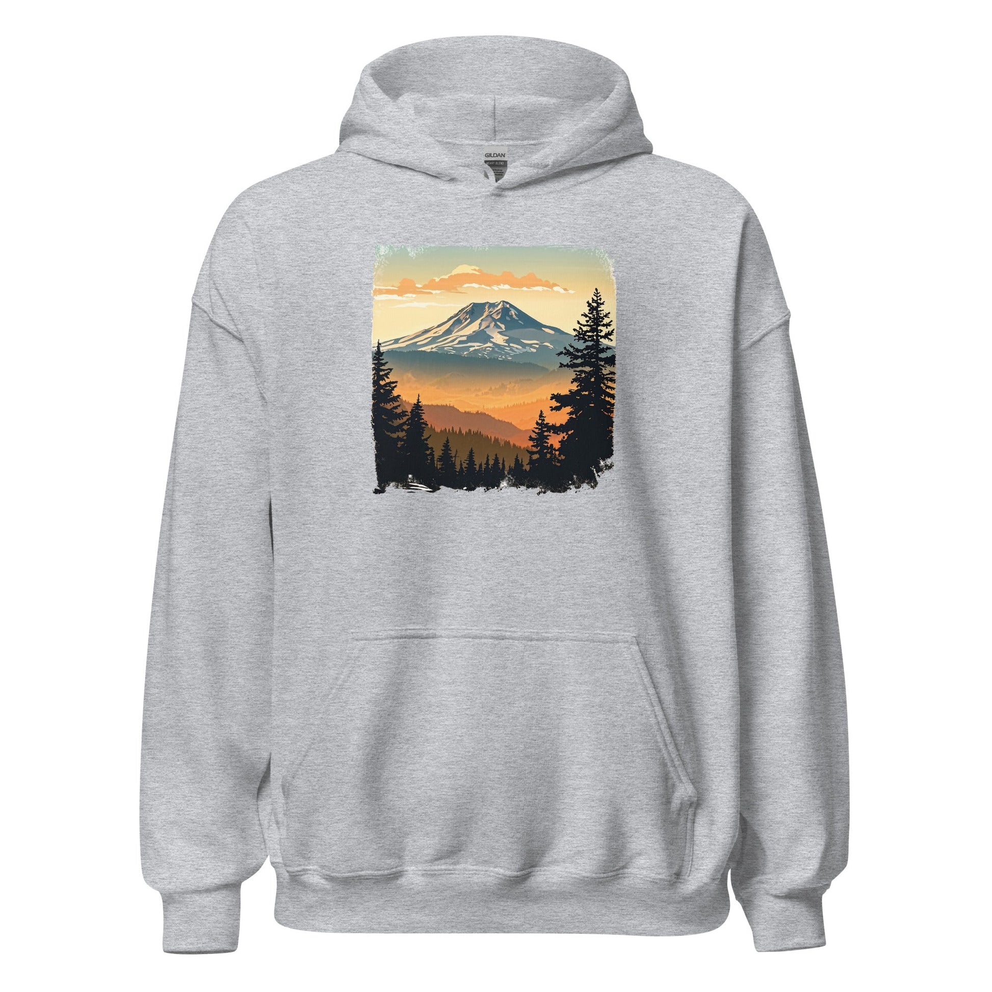 Clouds Over Mountains Men's (Unisex) Hoodie - Hoodies - Discovery Co.