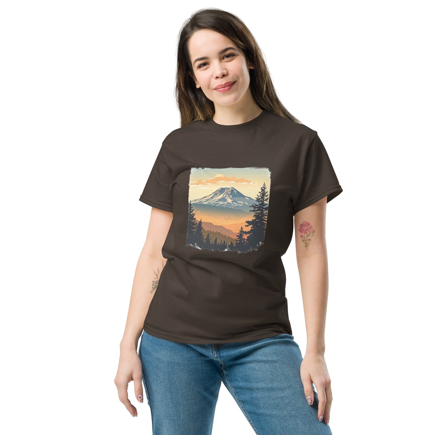 Clouds Over Mountains Women's classic tee - Women's Shirts - Discovery Co.