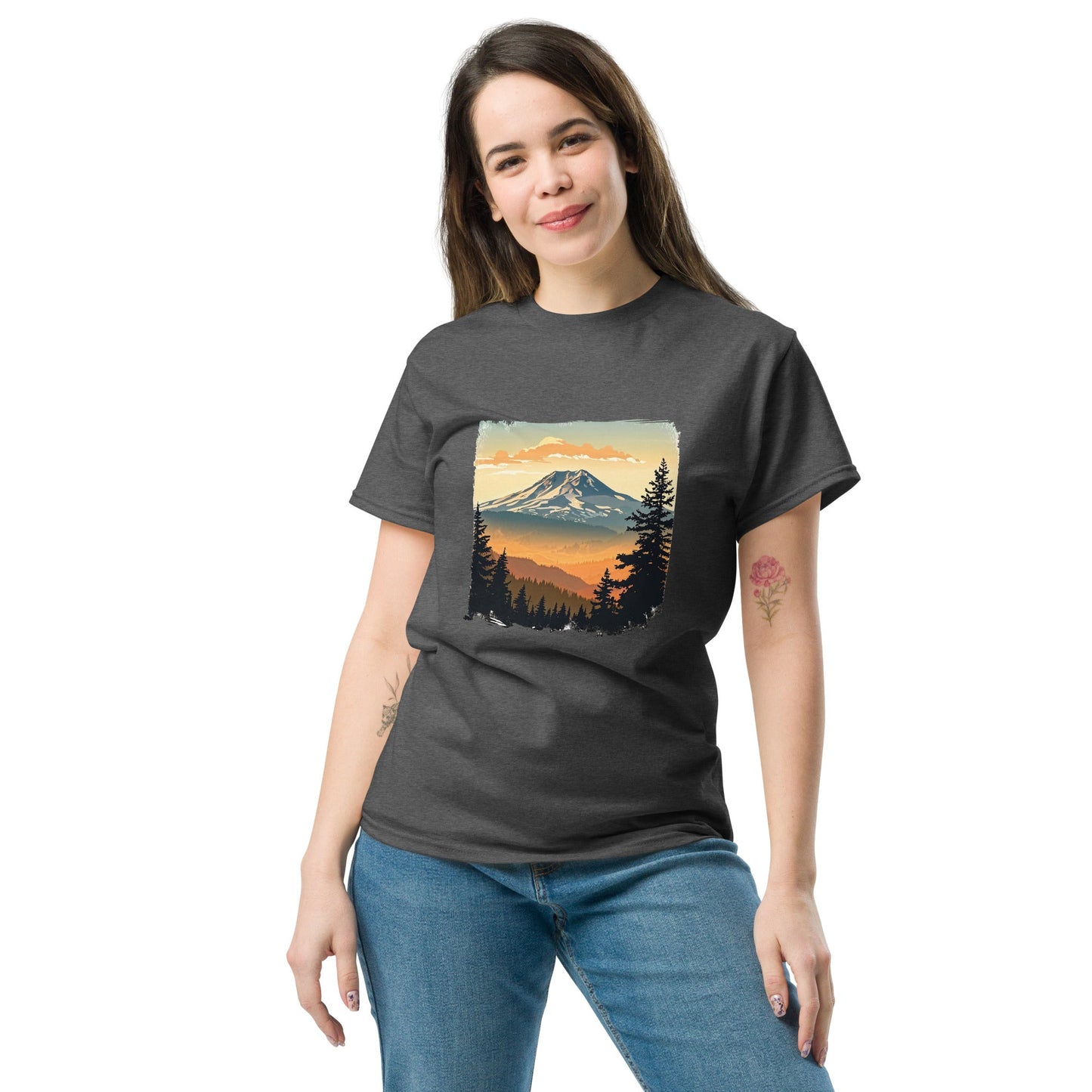 Clouds Over Mountains Women's classic tee - Women's Shirts - Discovery Co.