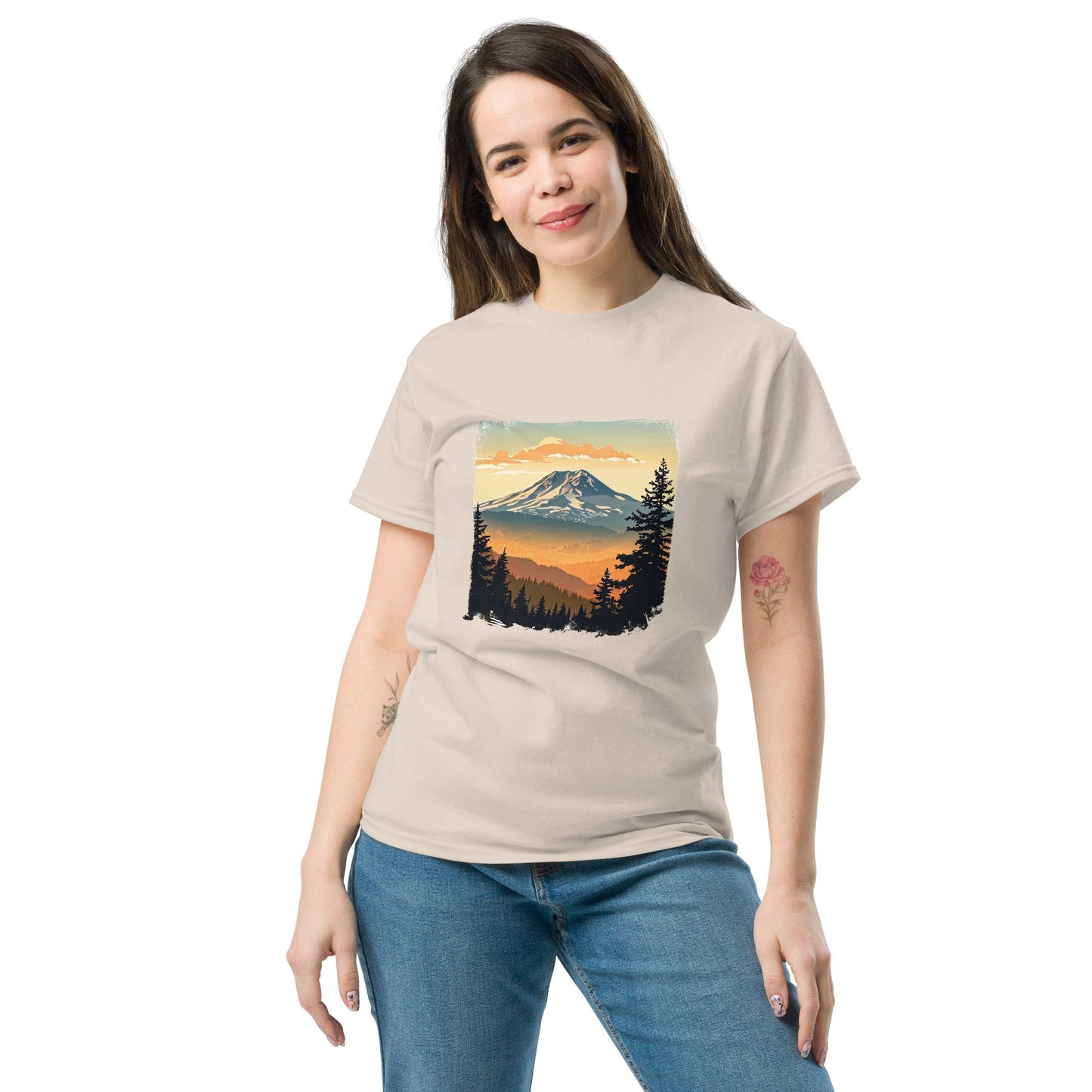 Clouds Over Mountains Women's classic tee - Women's Shirts - Discovery Co.