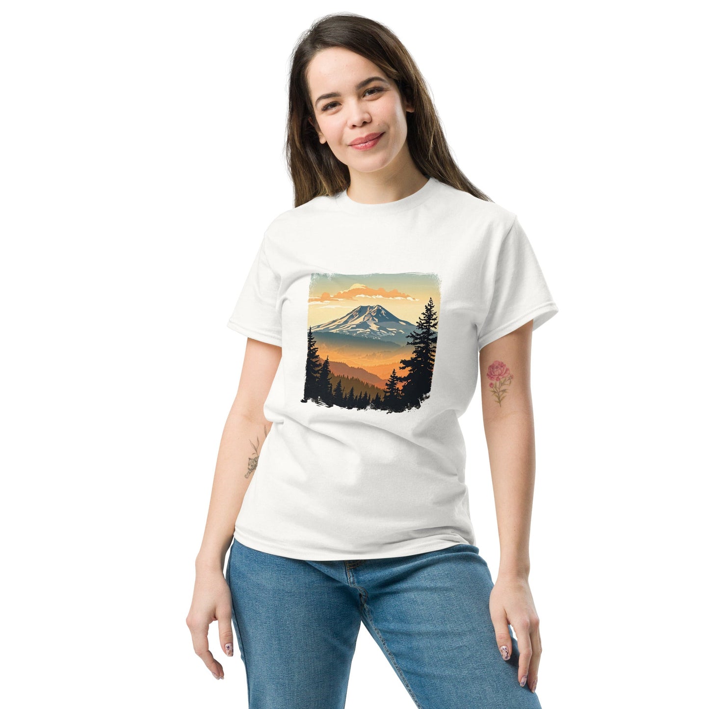 Clouds Over Mountains Women's classic tee - Women's Shirts - Discovery Co.