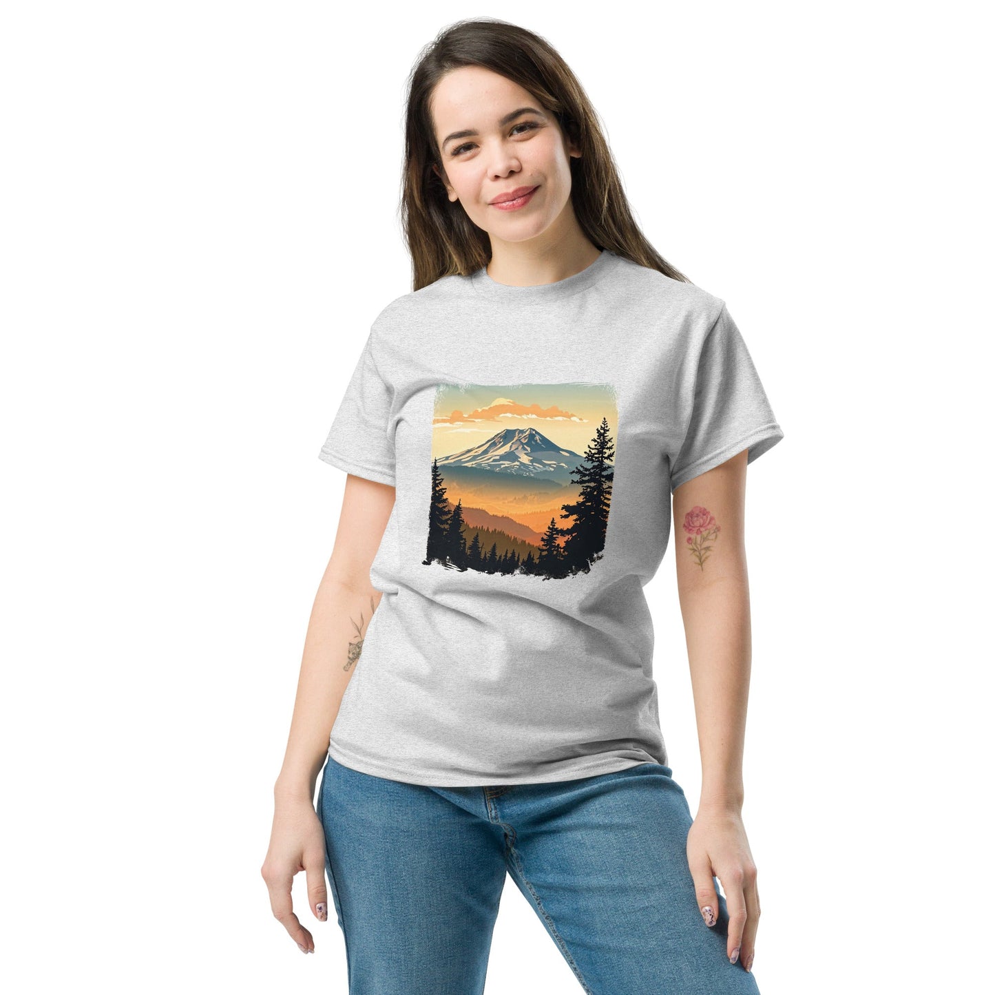 Clouds Over Mountains Women's classic tee - Women's Shirts - Discovery Co.