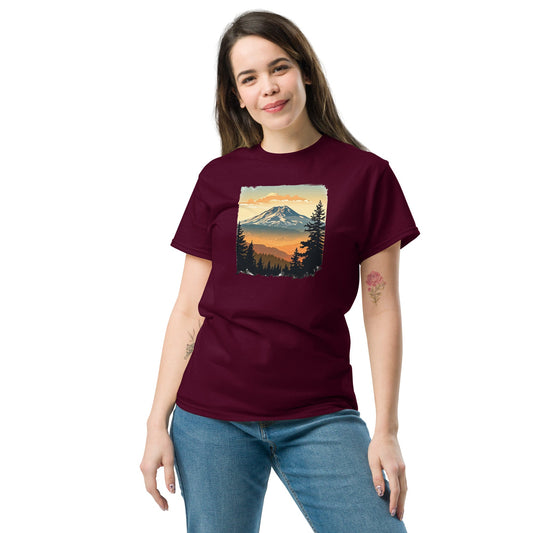 Clouds Over Mountains Women's (Unisex) Classic Tee - Women's Shirts - Discovery Co.