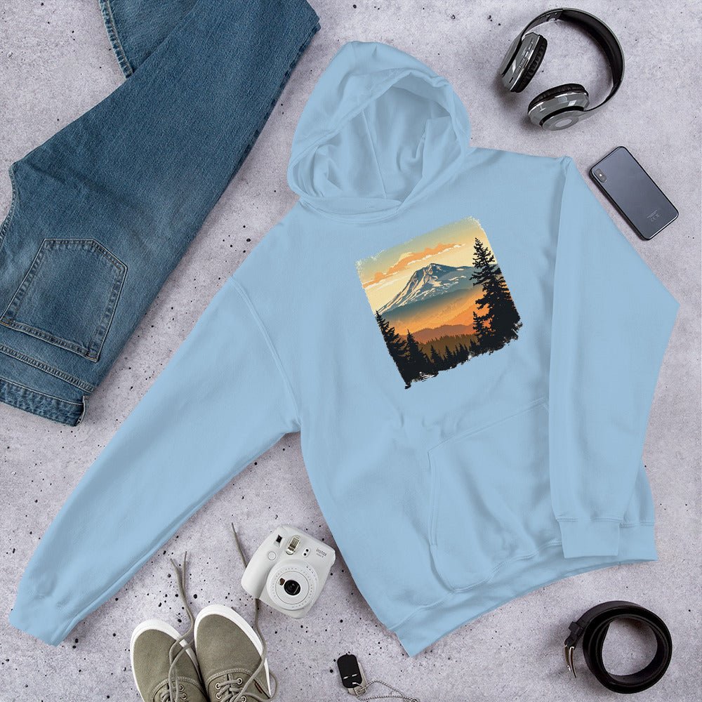 Clouds Over Mountains Women's (Unisex) Hoodie - Hoodies - Discovery Co.