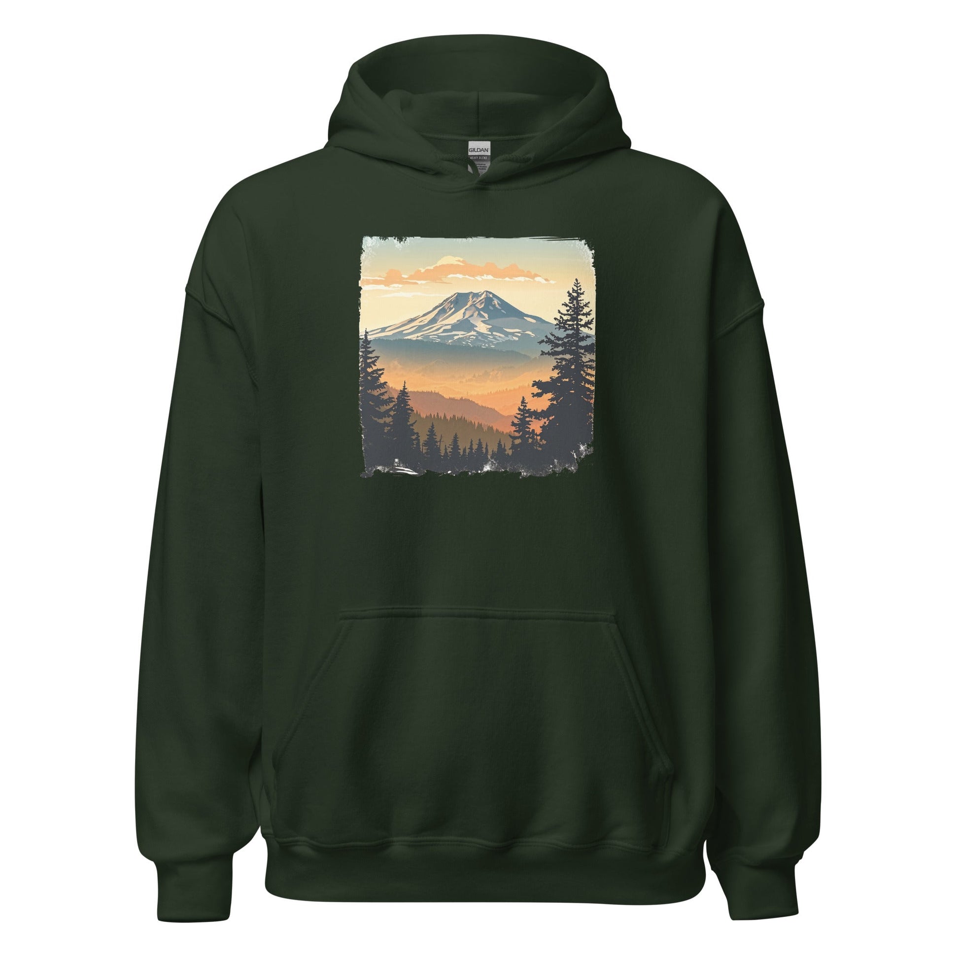 Clouds Over Mountains Women's (Unisex) Hoodie - Hoodies - Discovery Co.